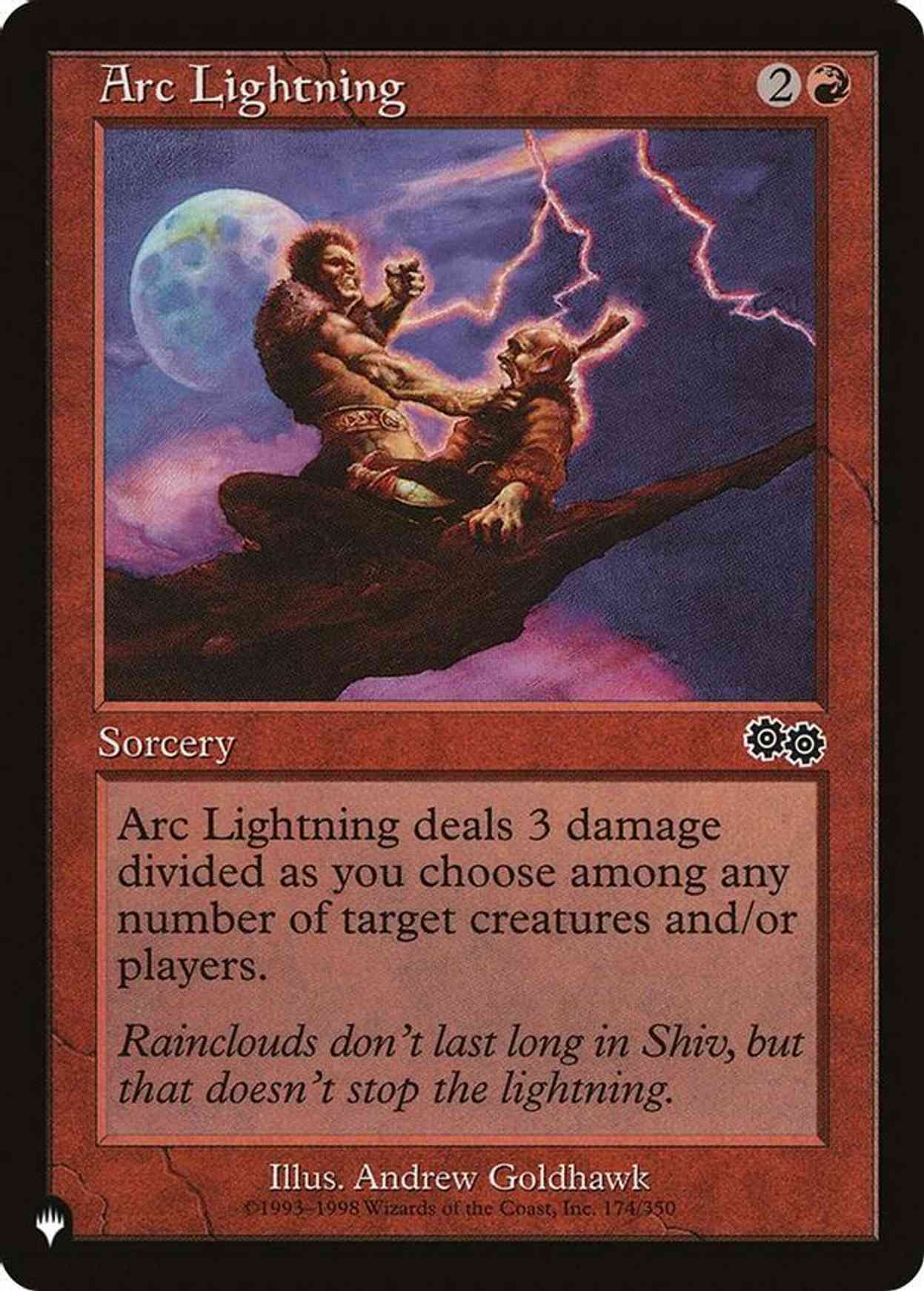 Arc Lightning magic card front