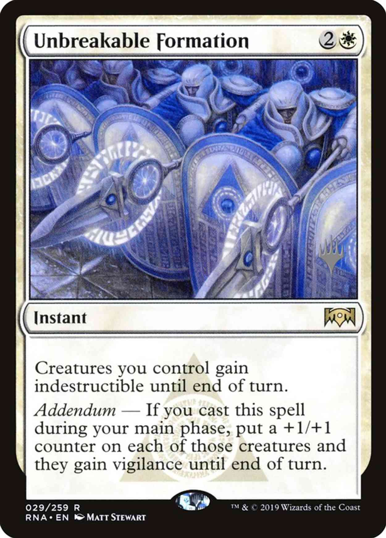 Unbreakable Formation magic card front
