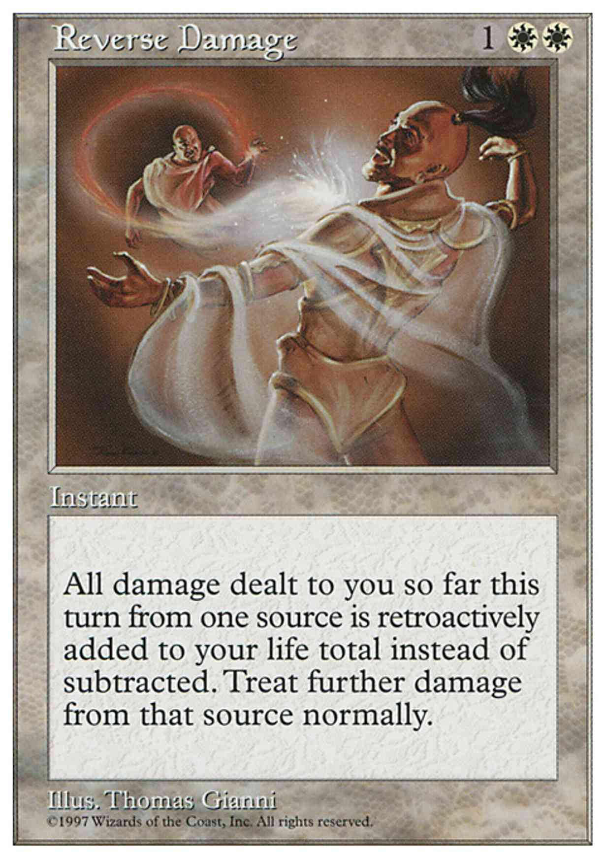 Reverse Damage magic card front