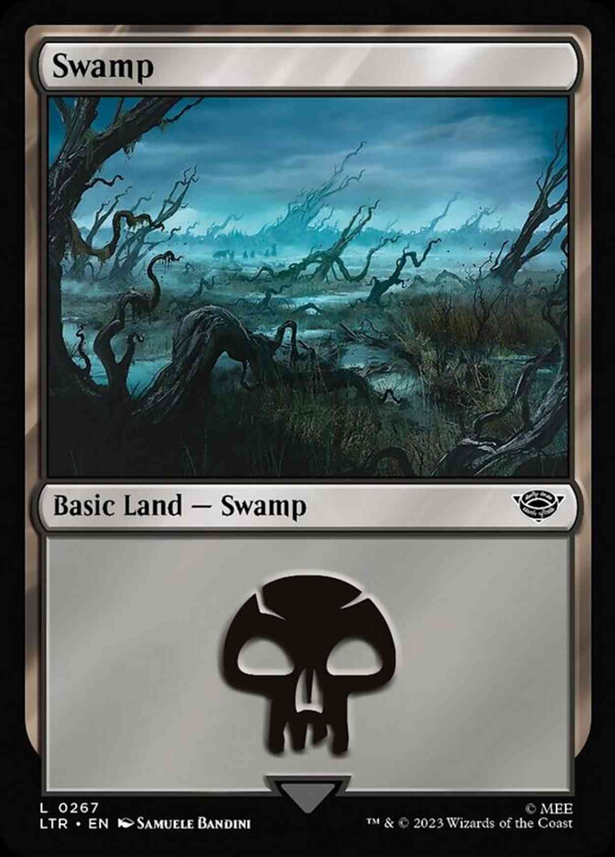 Swamp (0267) magic card front