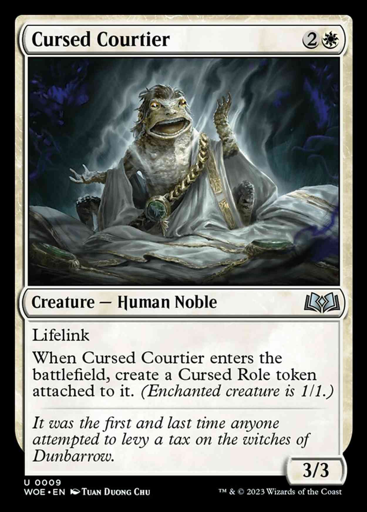 Cursed Courtier magic card front