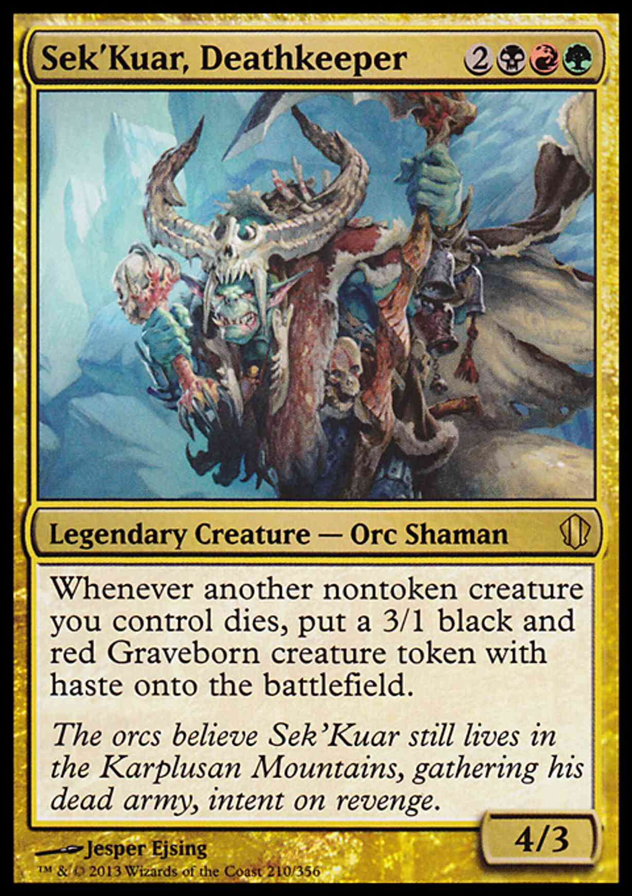 Sek'Kuar, Deathkeeper magic card front