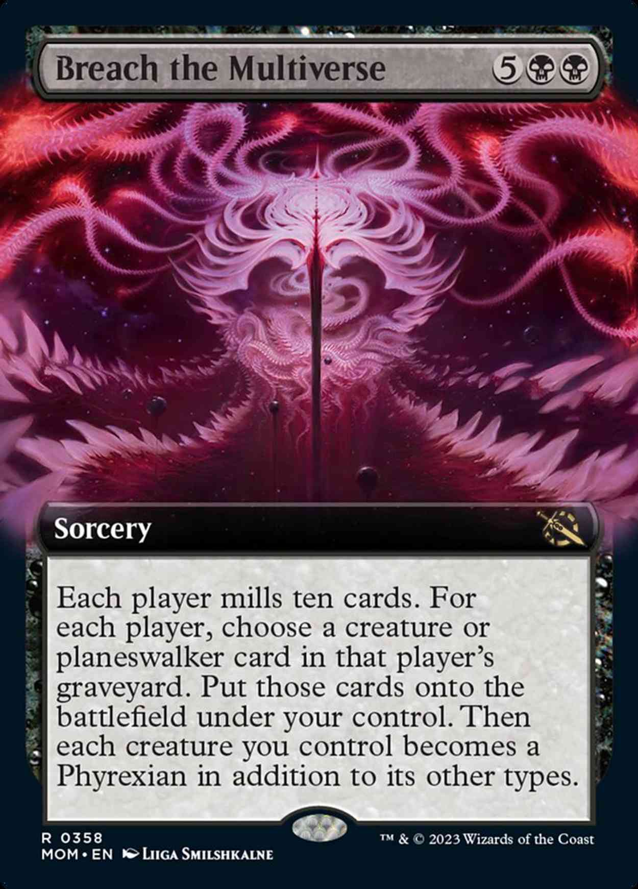 Breach the Multiverse (Extended Art) magic card front