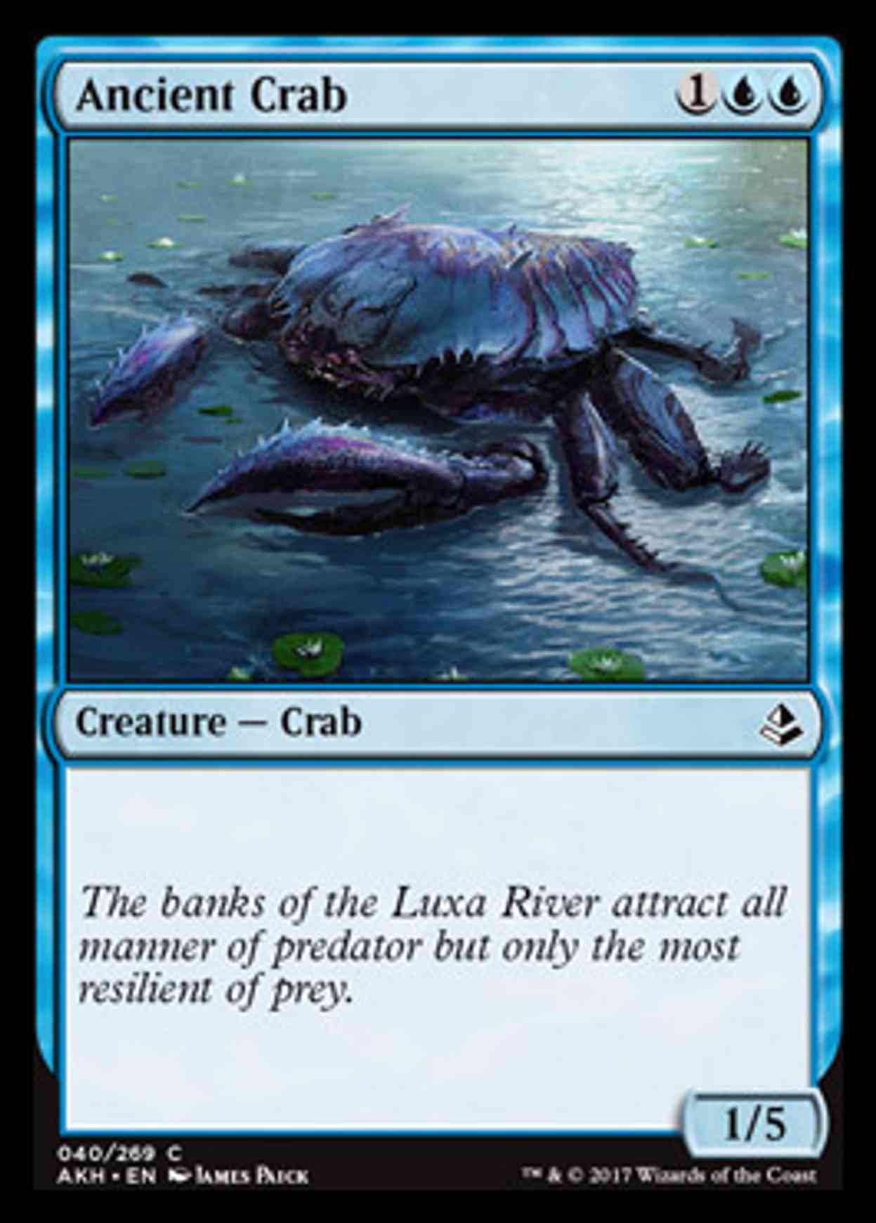 Ancient Crab magic card front