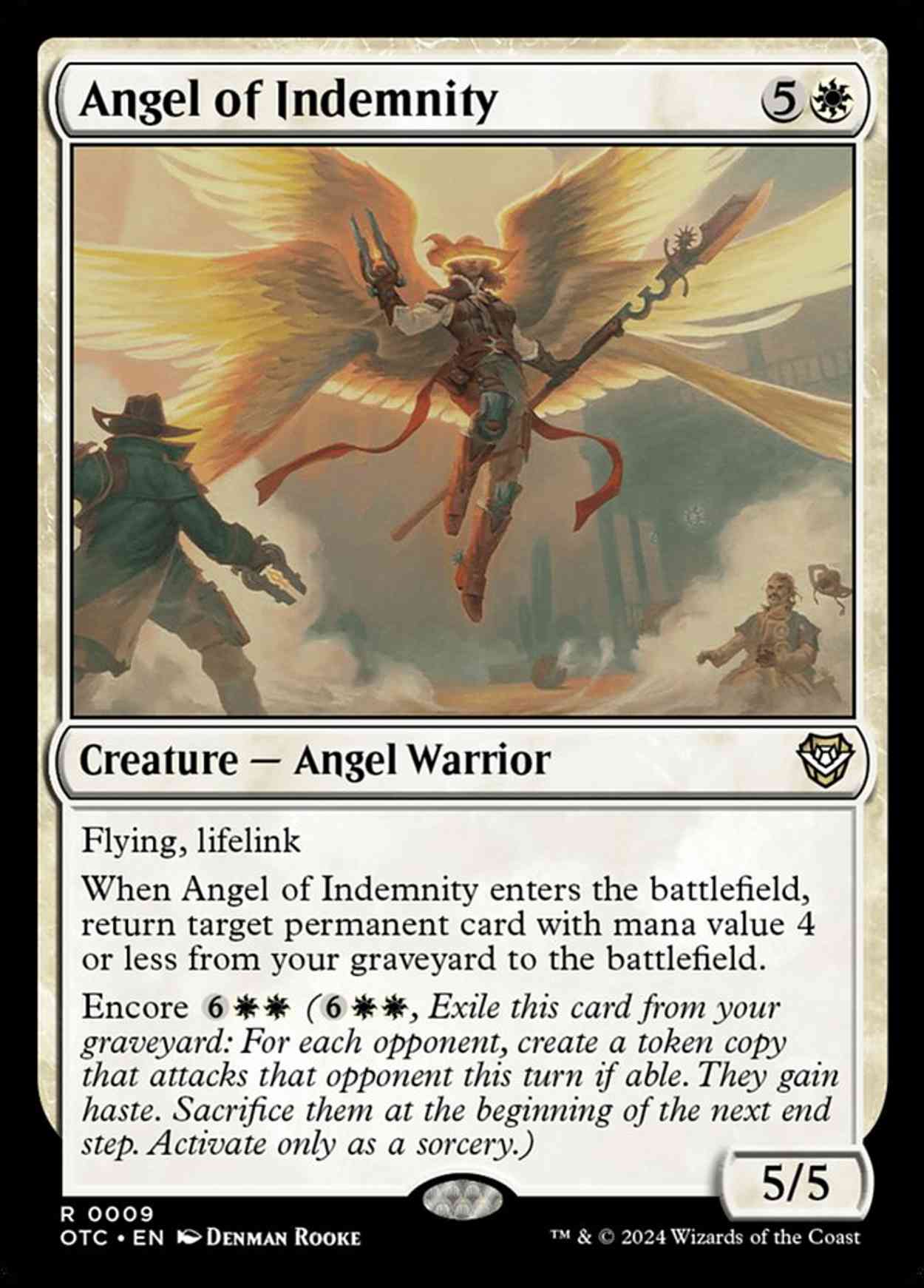 Angel of Indemnity magic card front