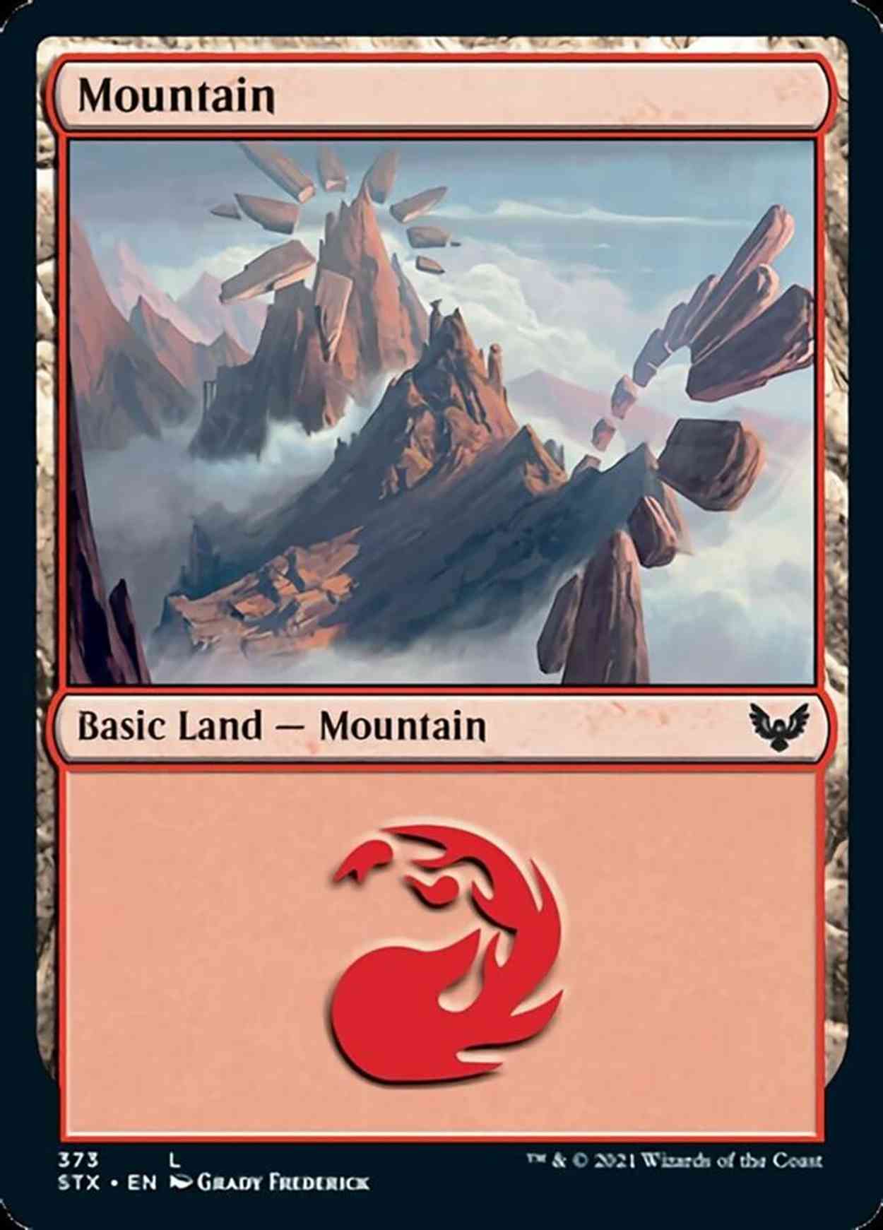 Mountain (373) magic card front