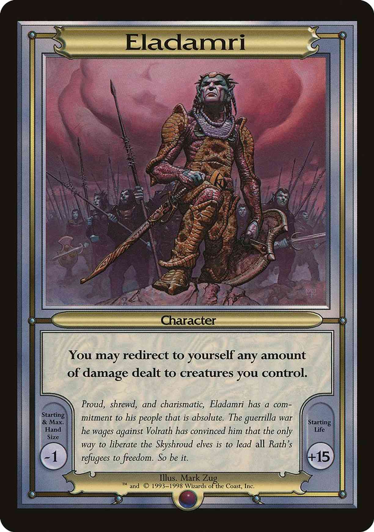 Eladamri (Oversize) magic card front