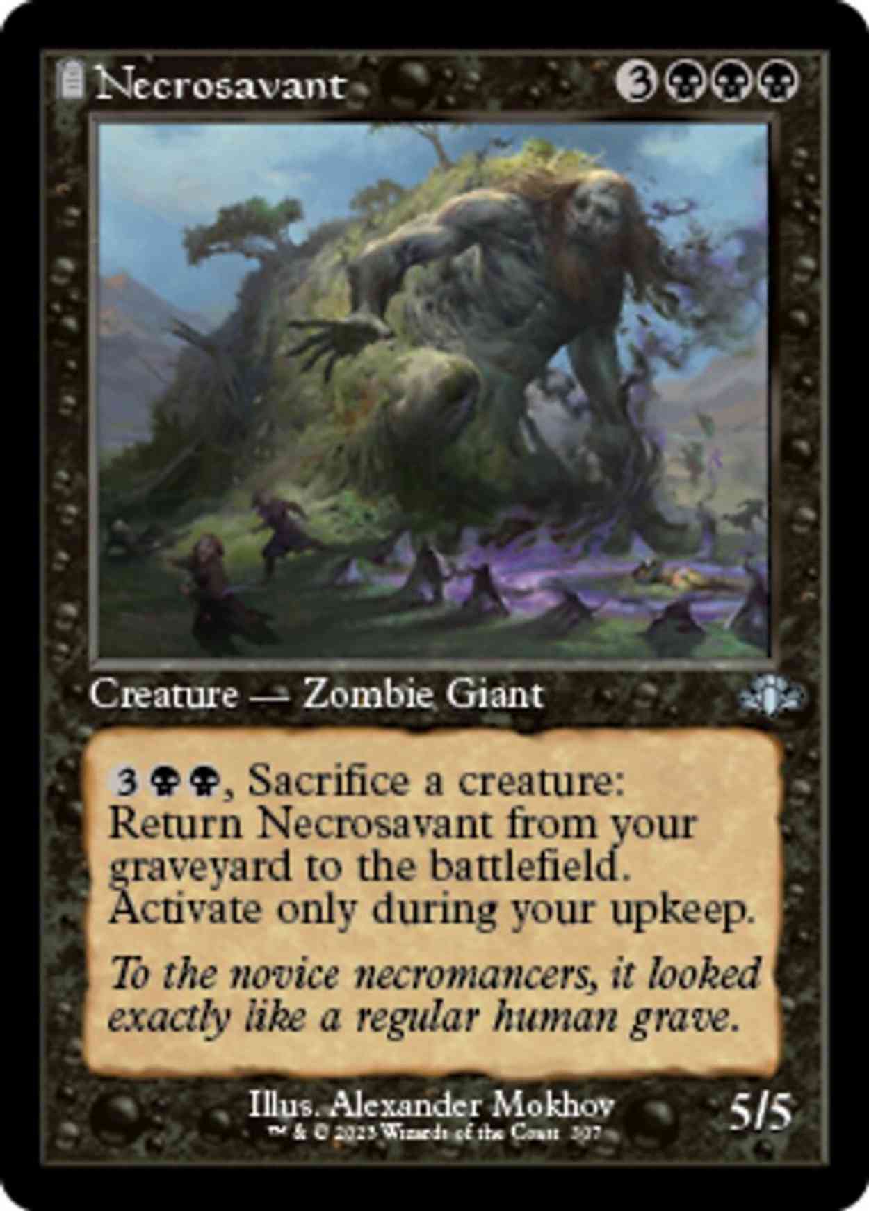 Necrosavant (Retro Frame) magic card front
