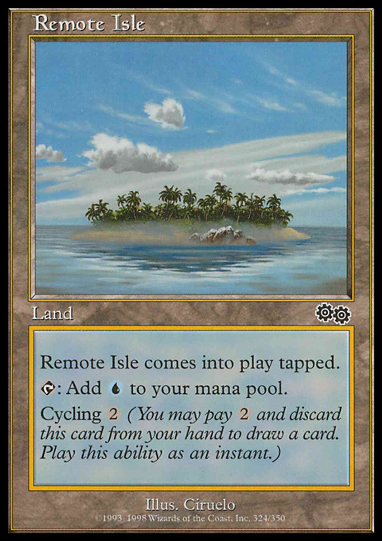 Remote Isle magic card front