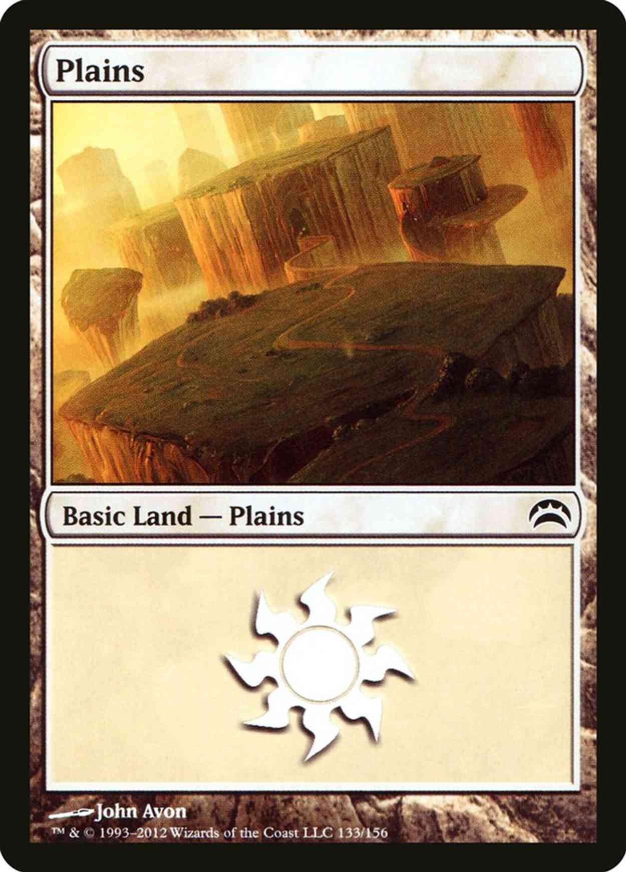 Plains (133) magic card front