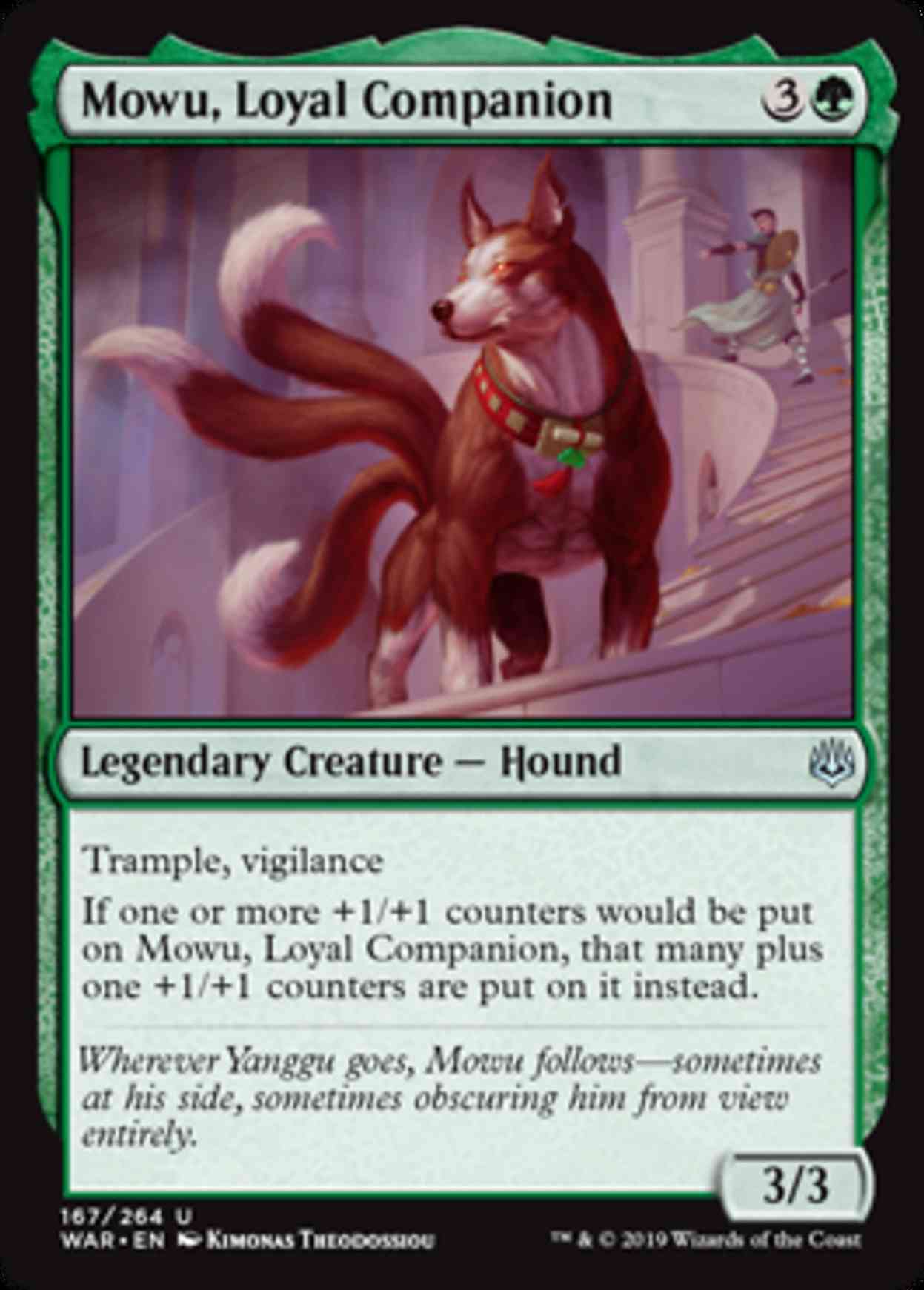 Mowu, Loyal Companion magic card front