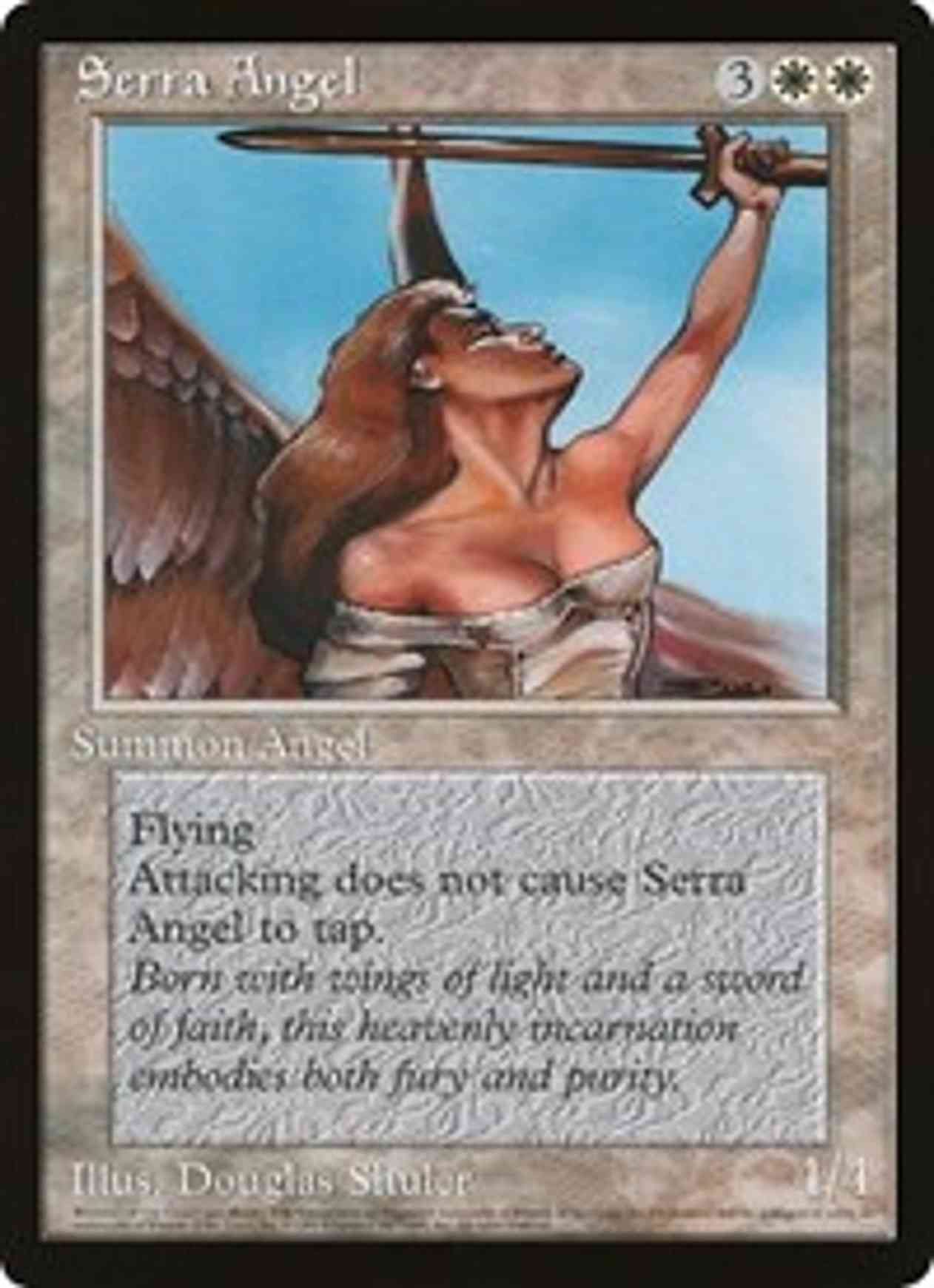 Serra Angel (Oversized) magic card front