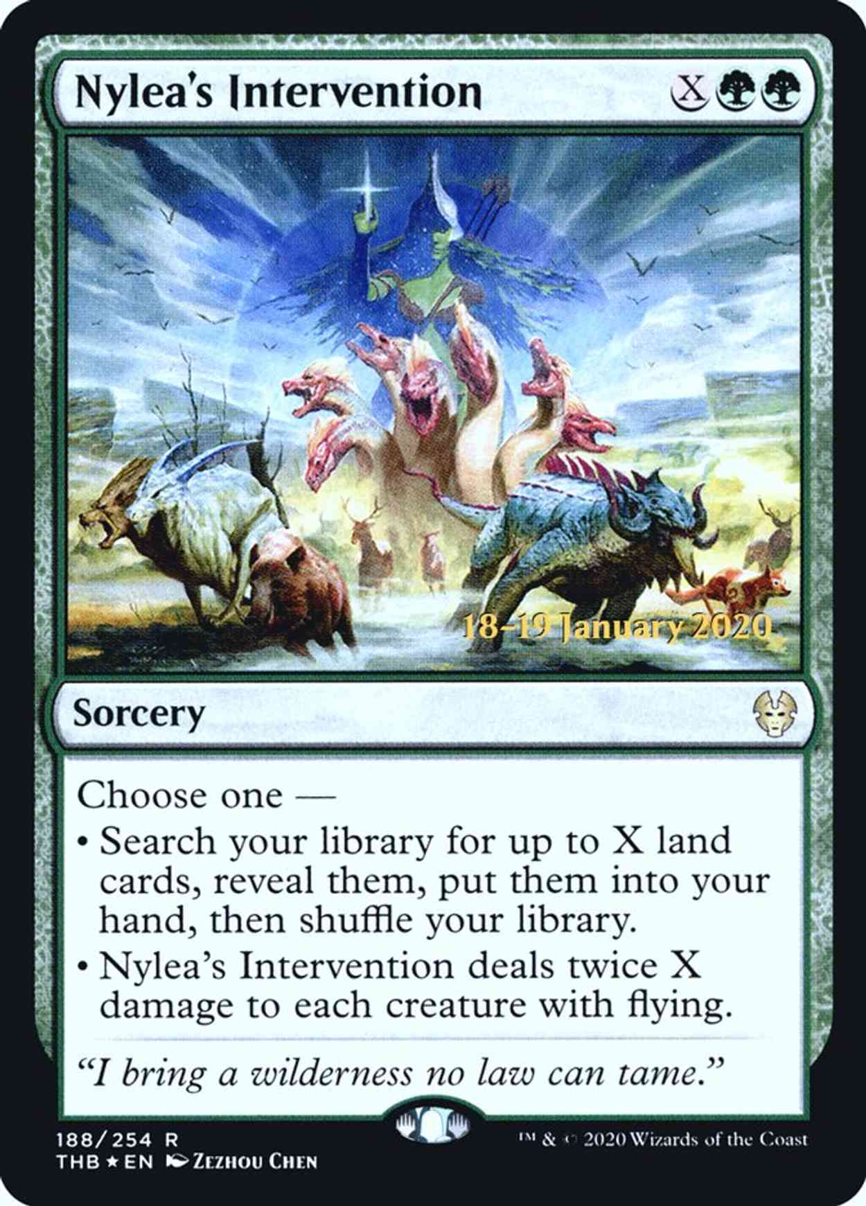 Nylea's Intervention magic card front