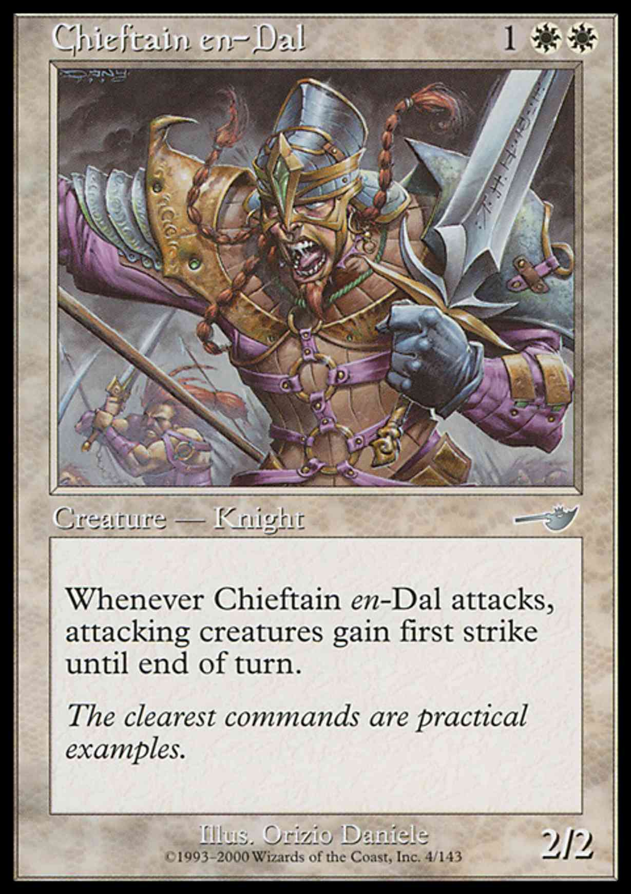 Chieftain en-Dal magic card front