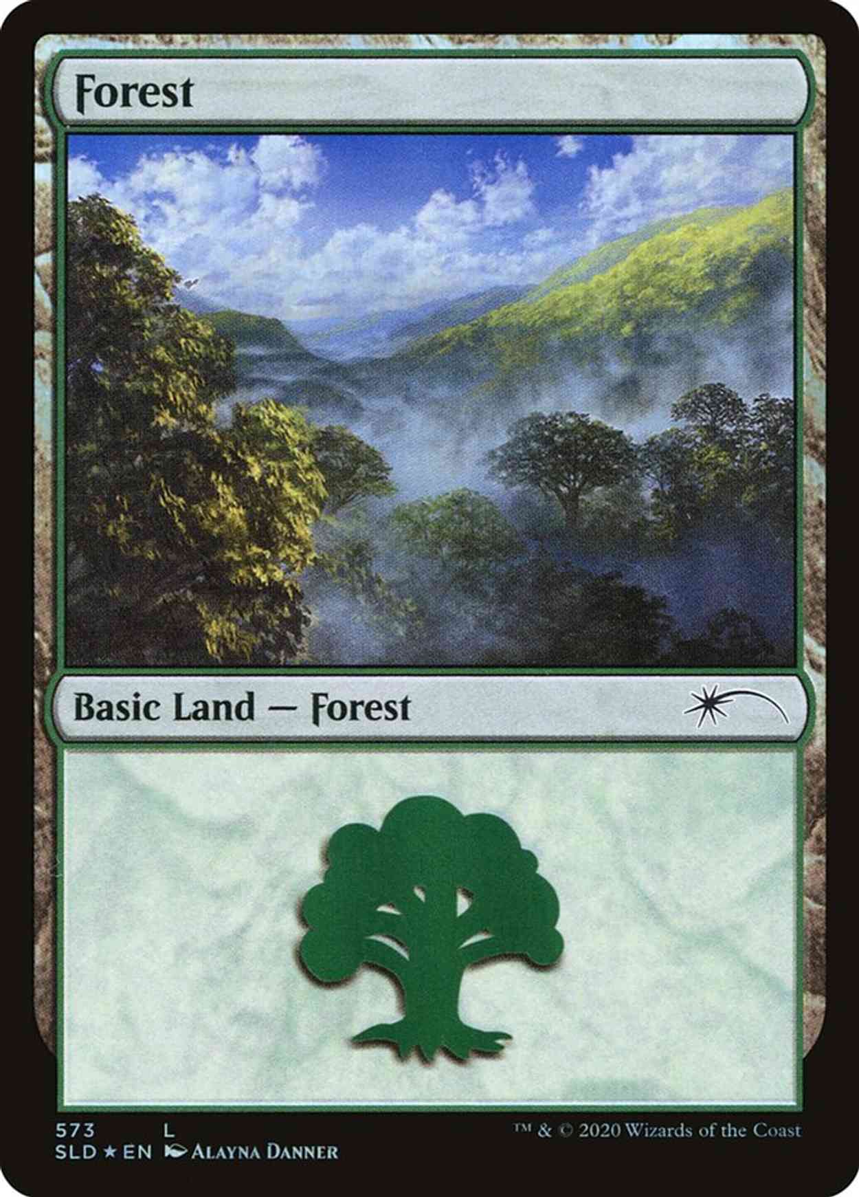Forest (573) magic card front