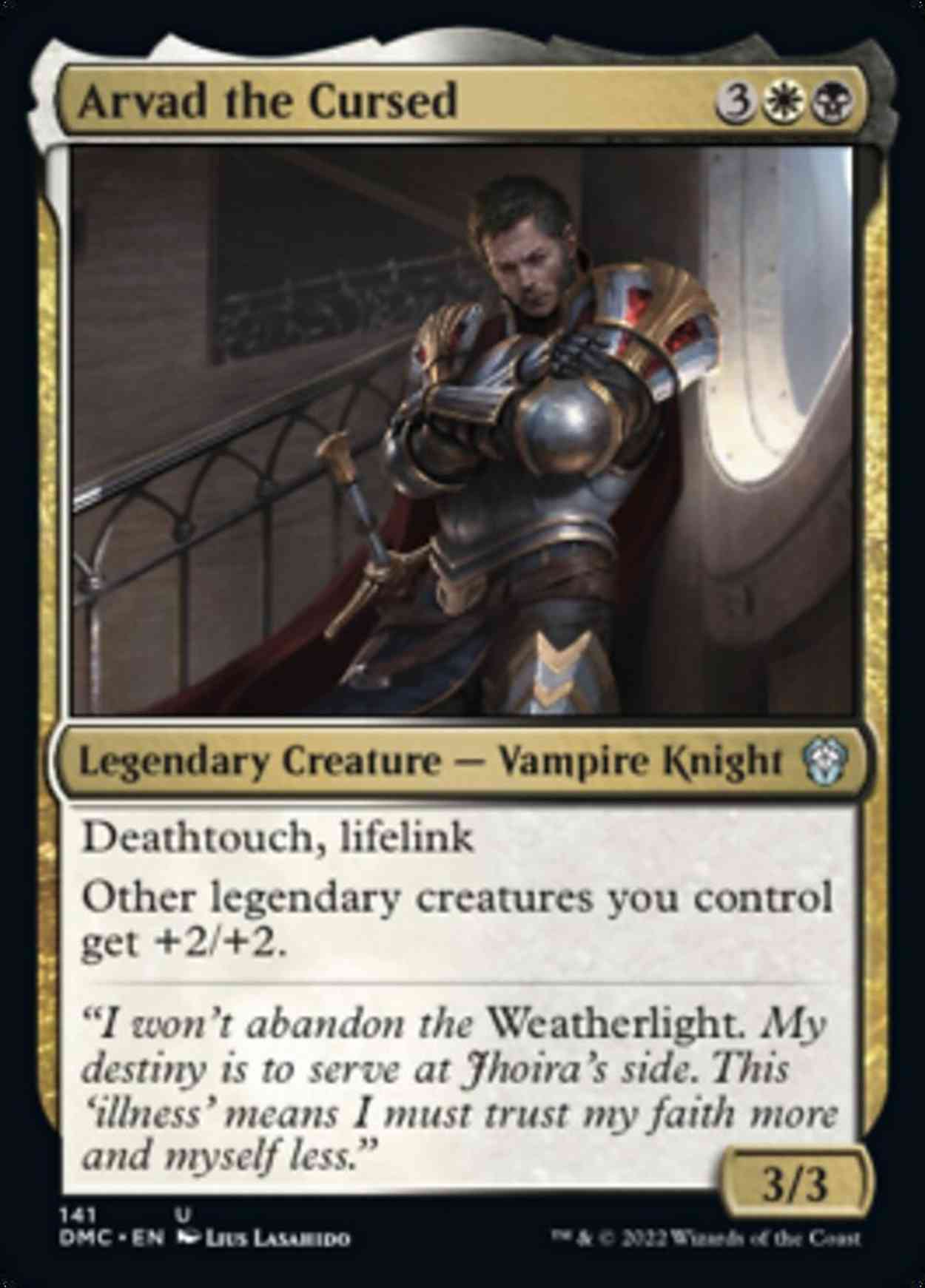 Arvad the Cursed magic card front