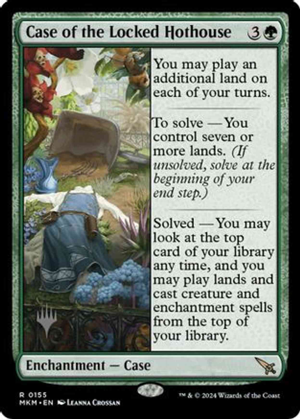 Case of the Locked Hothouse magic card front