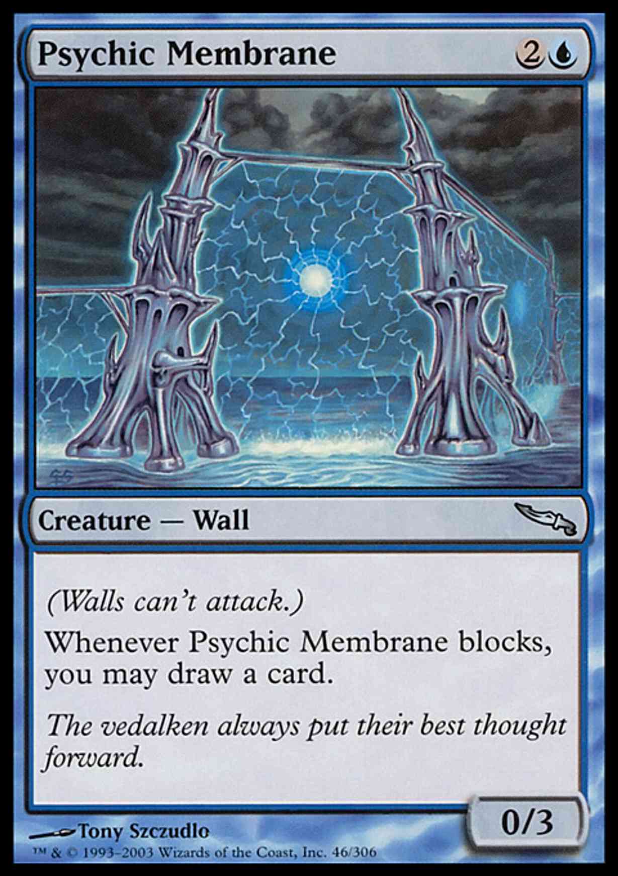 Psychic Membrane magic card front