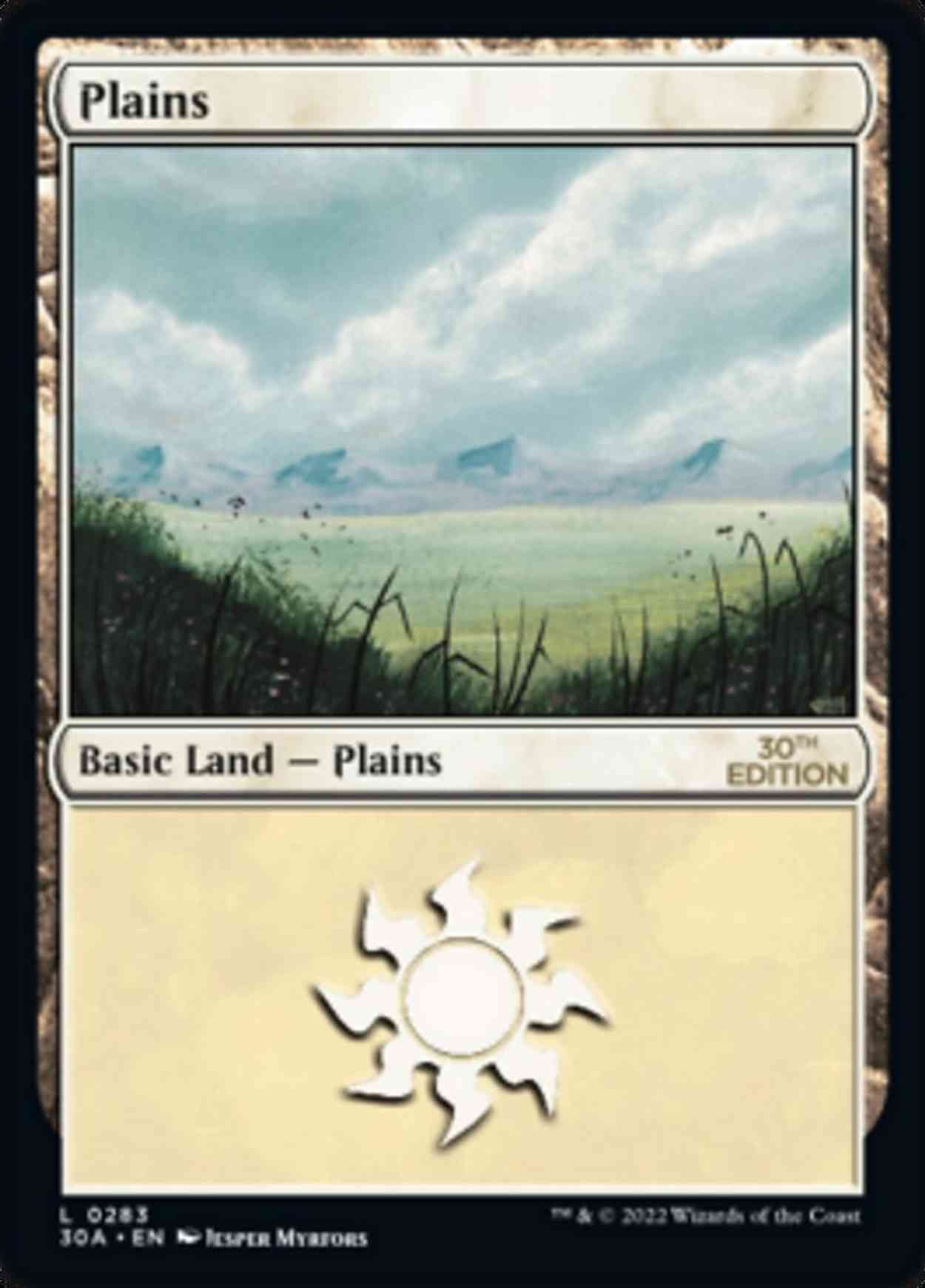 Plains (283) magic card front