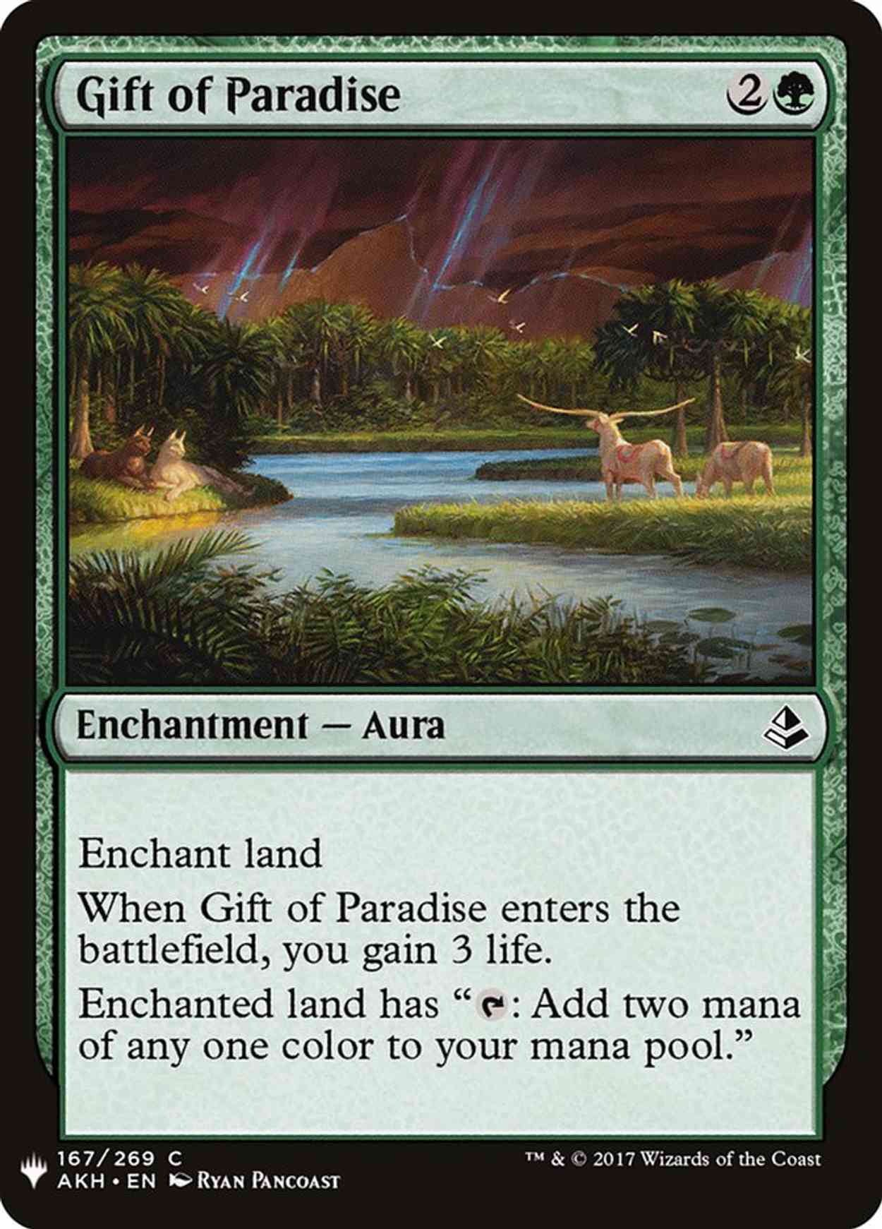 Gift of Paradise magic card front