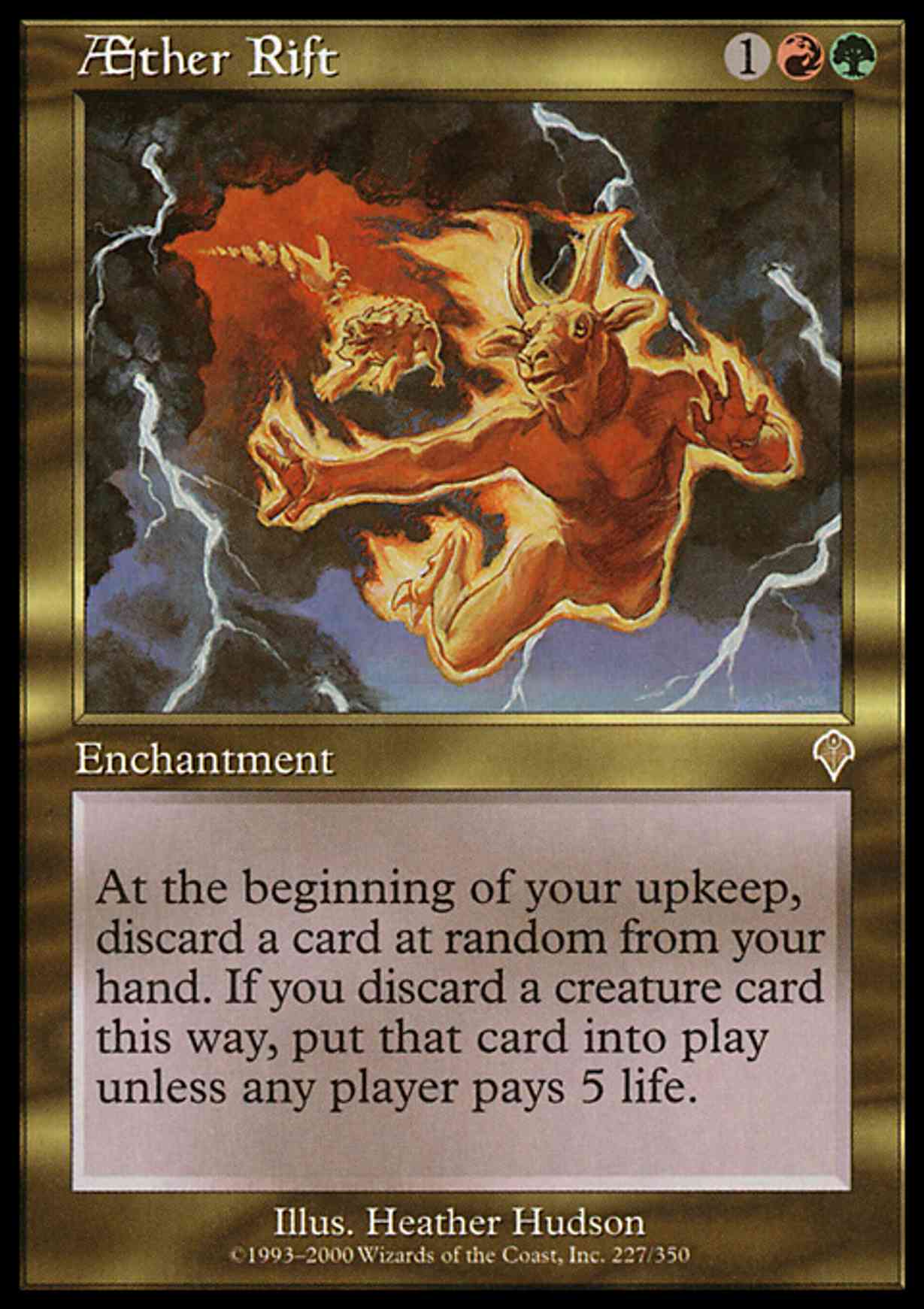 AEther Rift magic card front