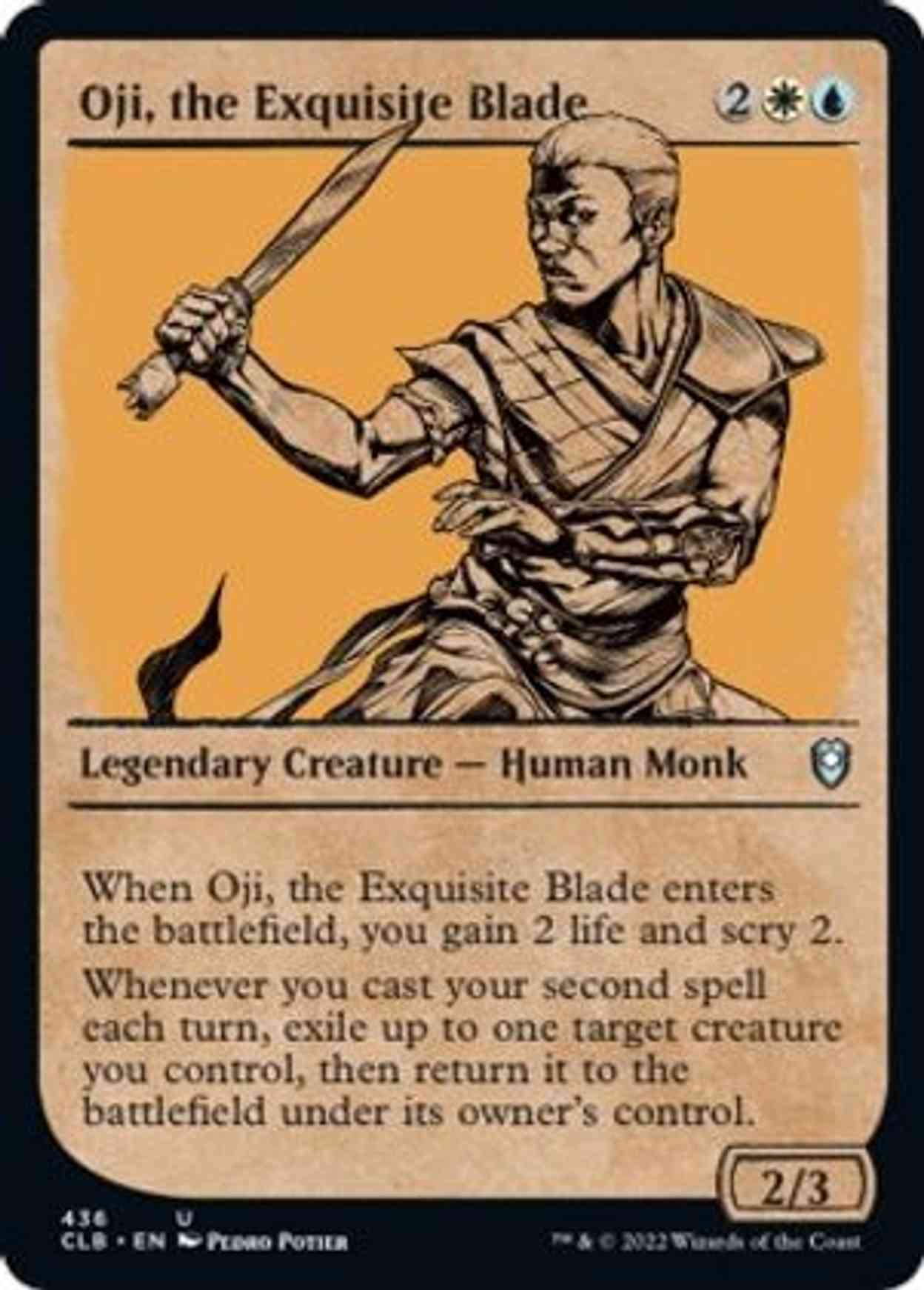Oji, the Exquisite Blade (Showcase) magic card front