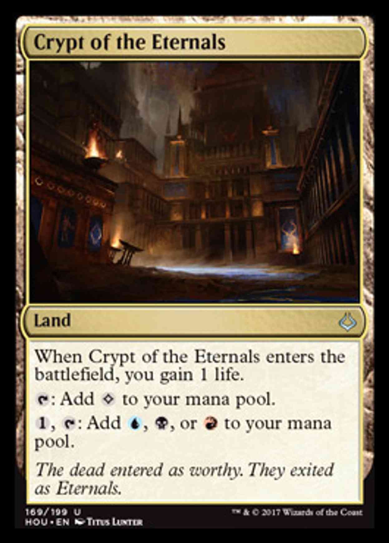 Crypt of the Eternals magic card front