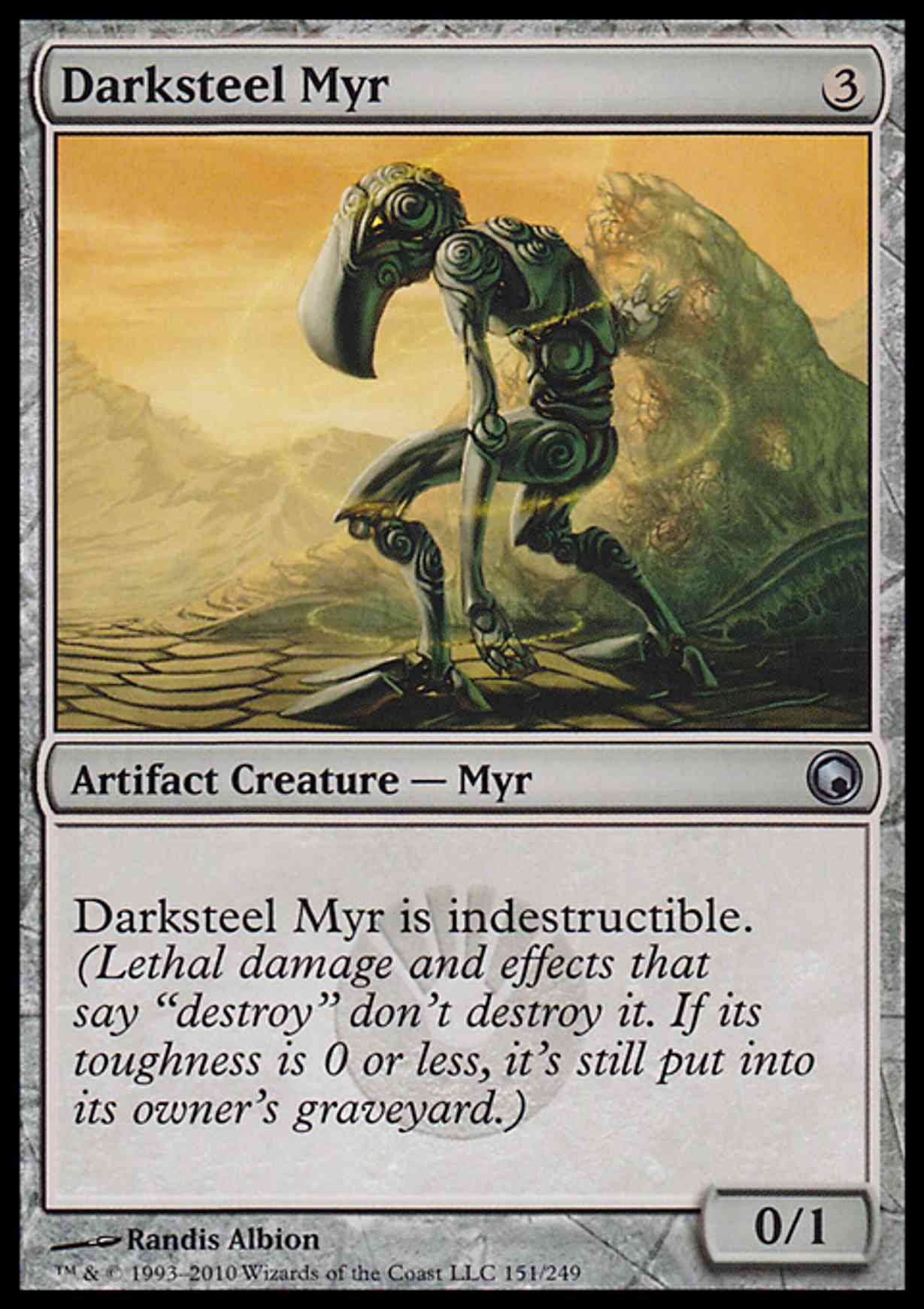 Darksteel Myr magic card front