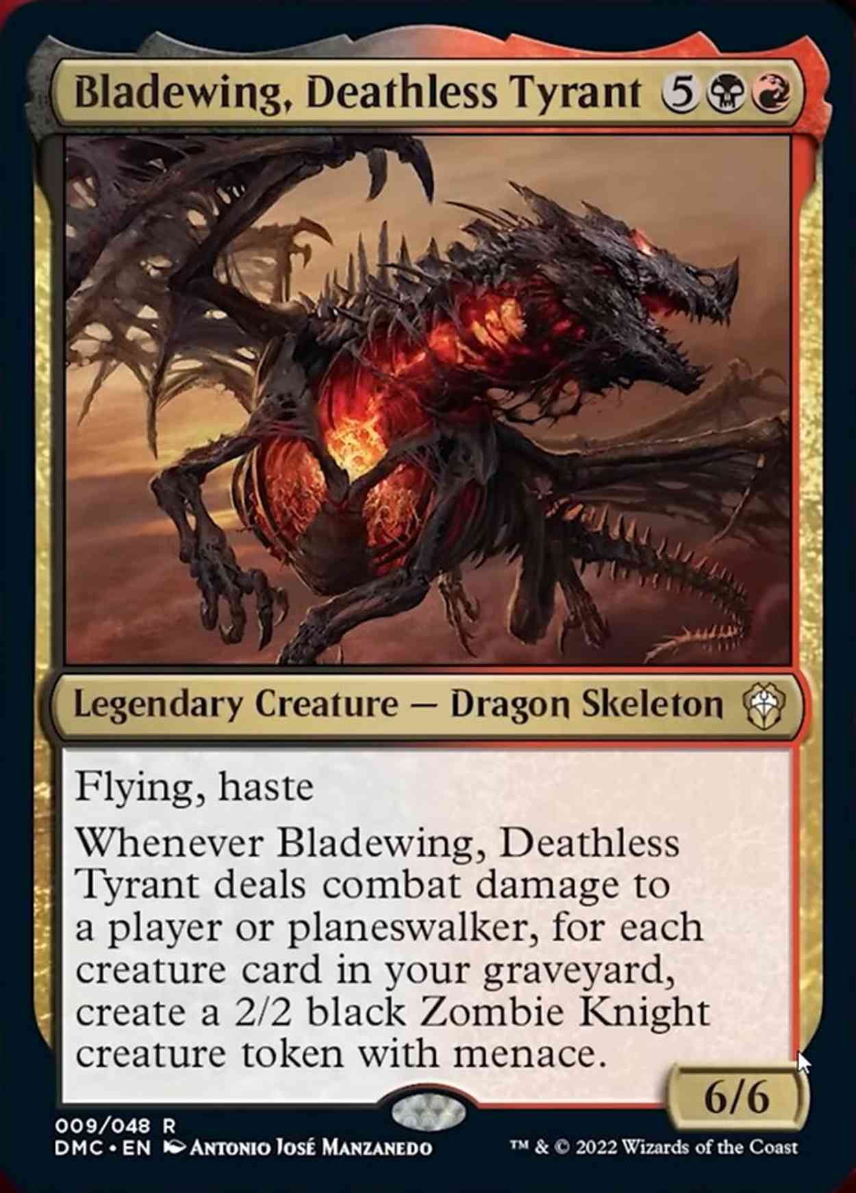 Bladewing, Deathless Tyrant magic card front
