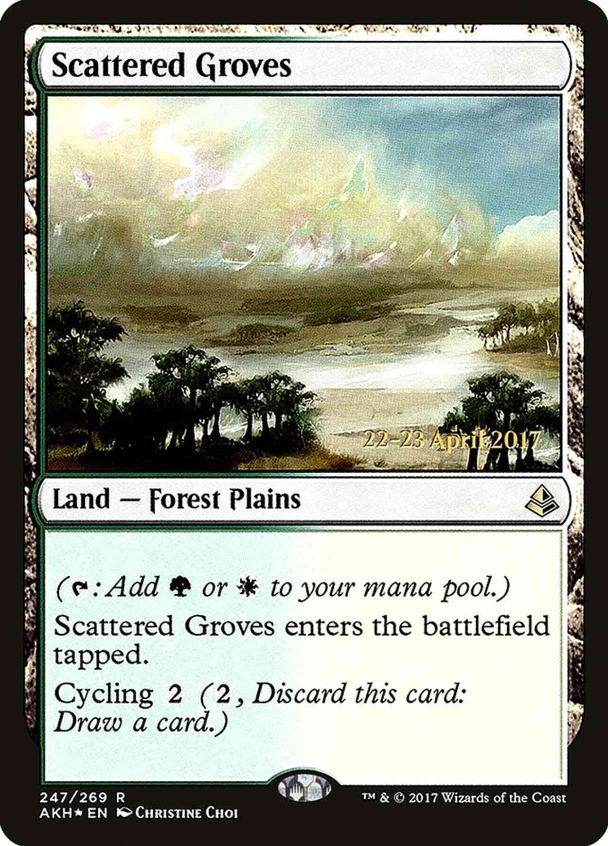 Scattered Groves magic card front