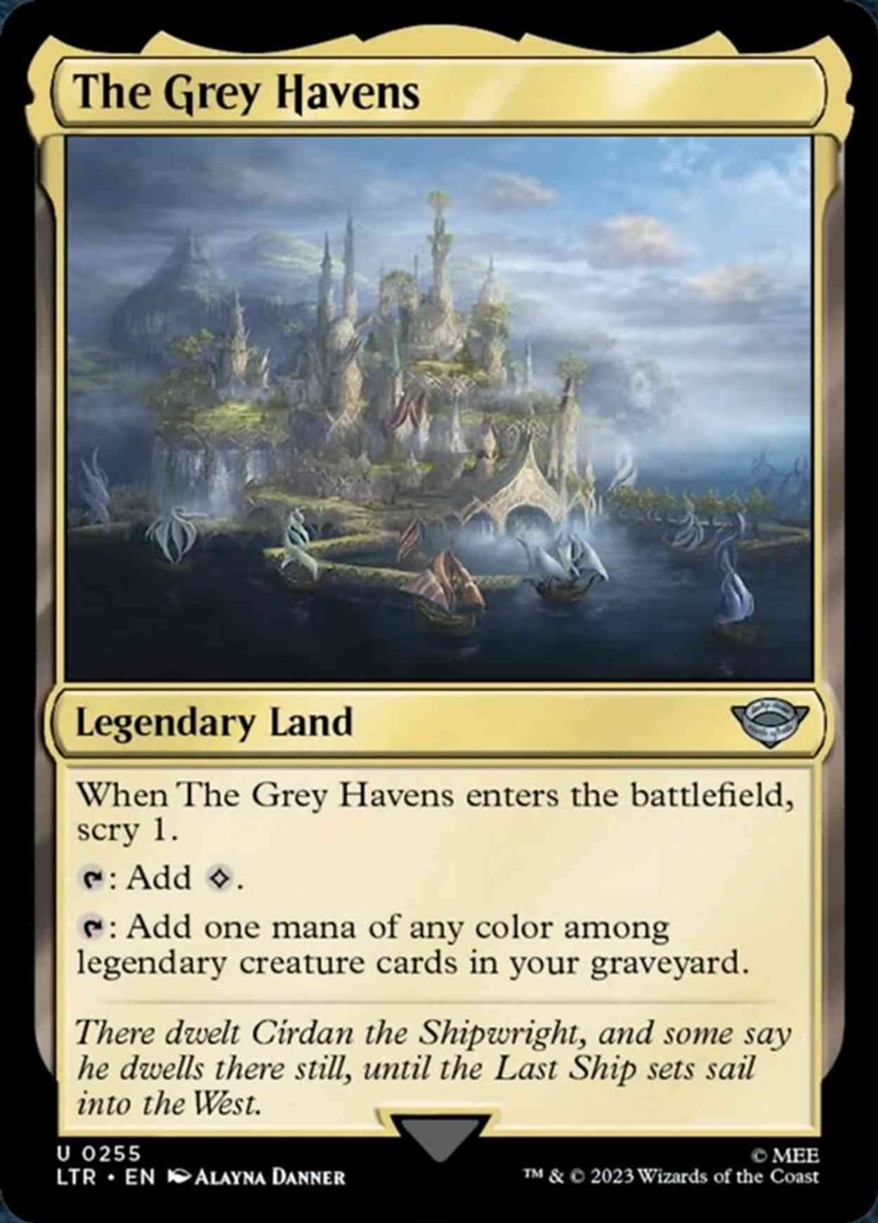 The Grey Havens magic card front