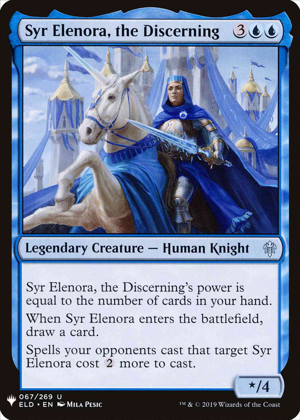 Syr Elenora, the Discerning magic card front