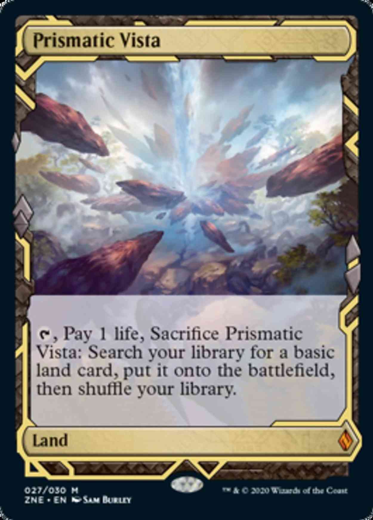 Prismatic Vista magic card front