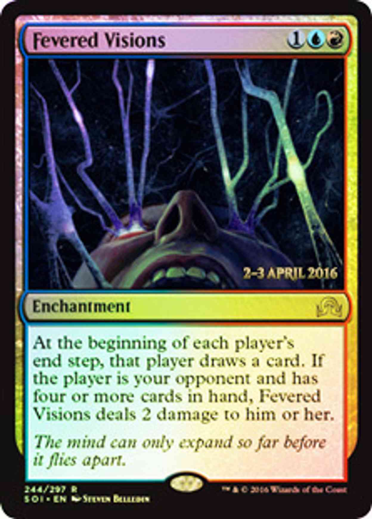 Fevered Visions magic card front
