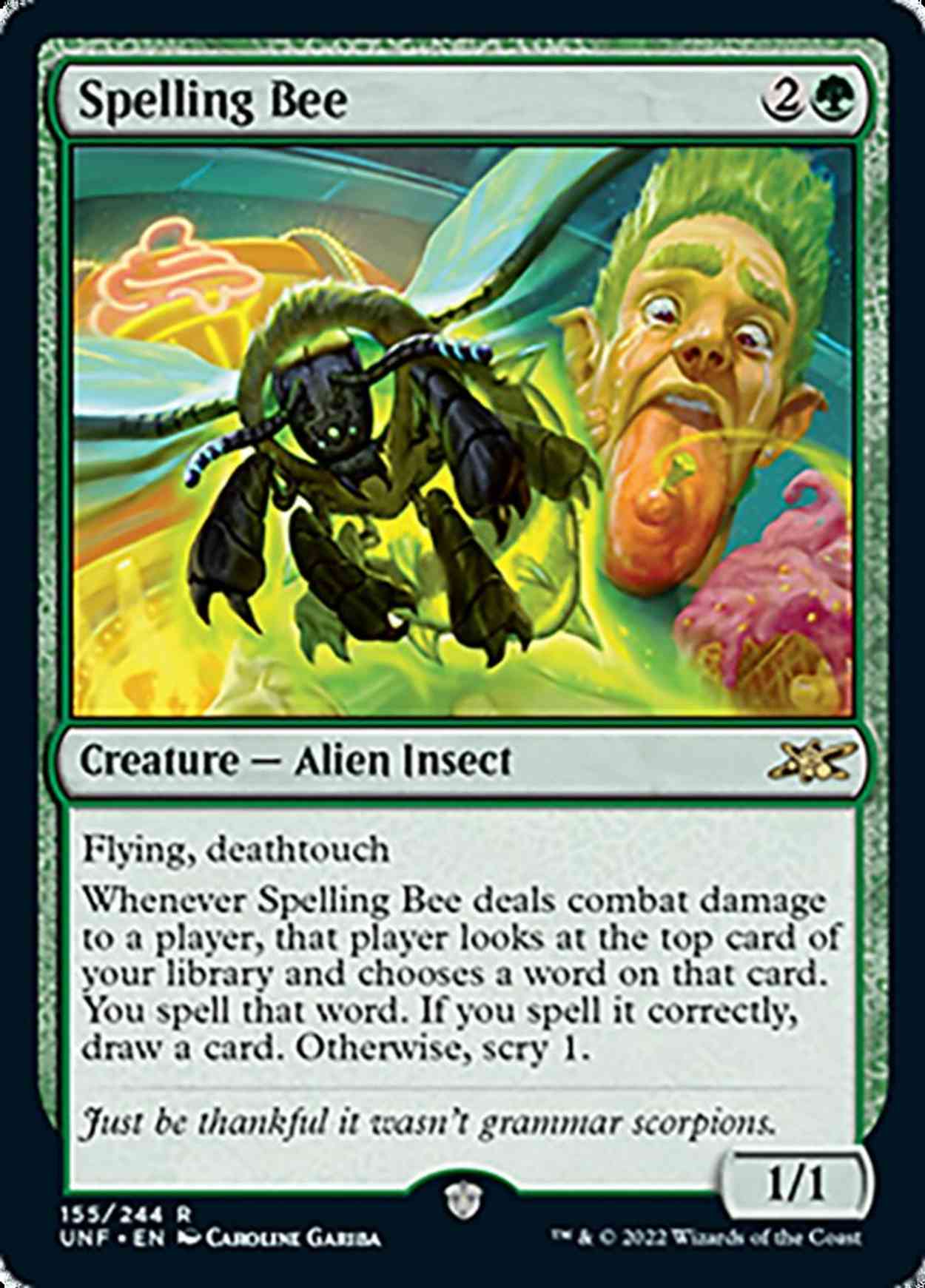 Spelling Bee magic card front