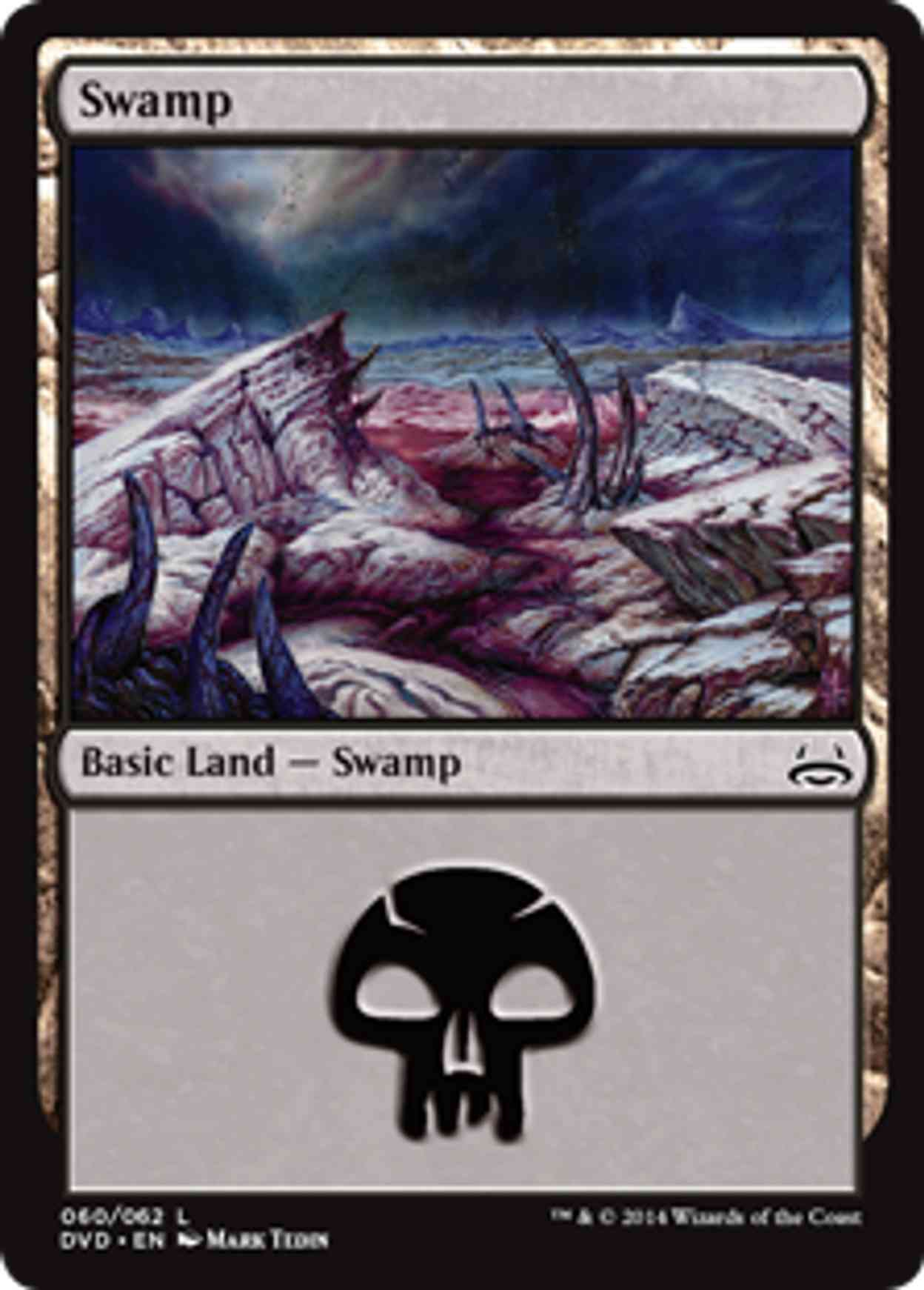 Swamp (60) (Divine vs Demonic) magic card front
