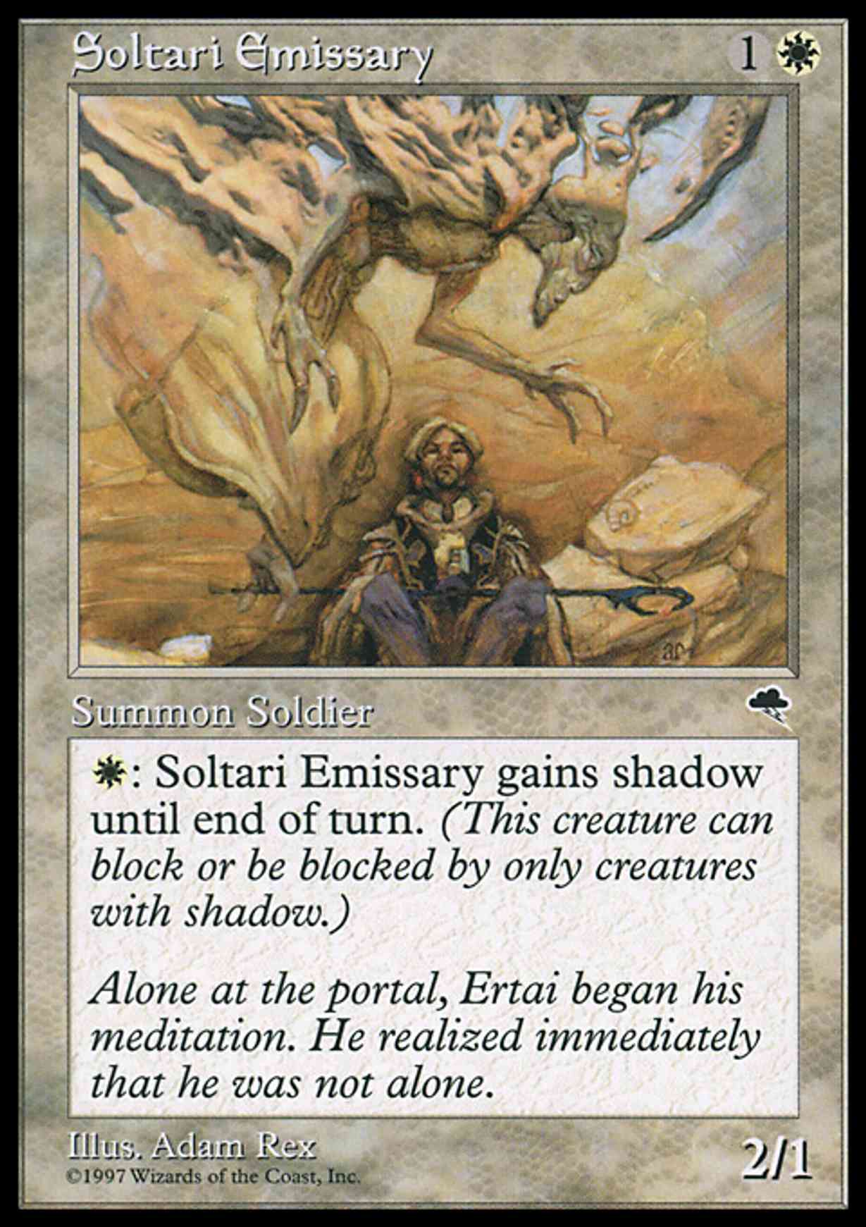 Soltari Emissary magic card front