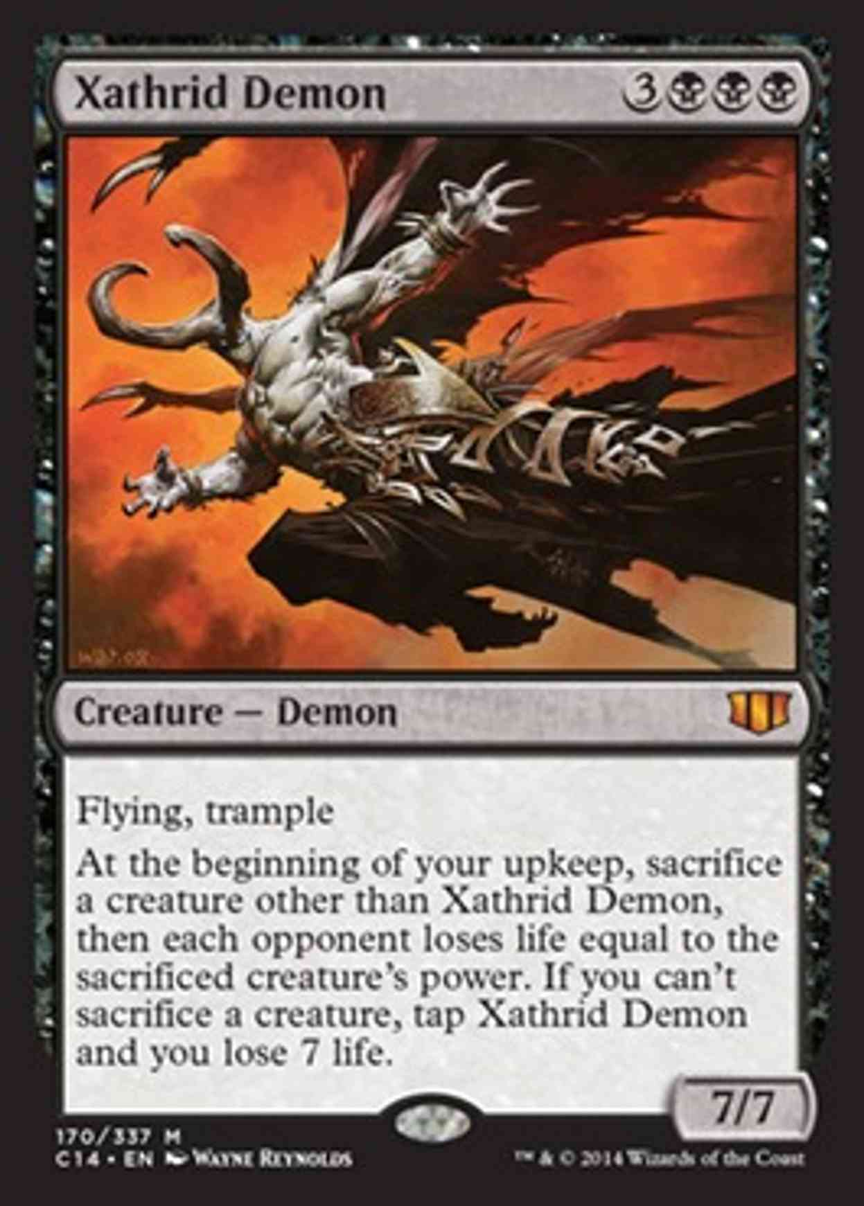 Xathrid Demon magic card front