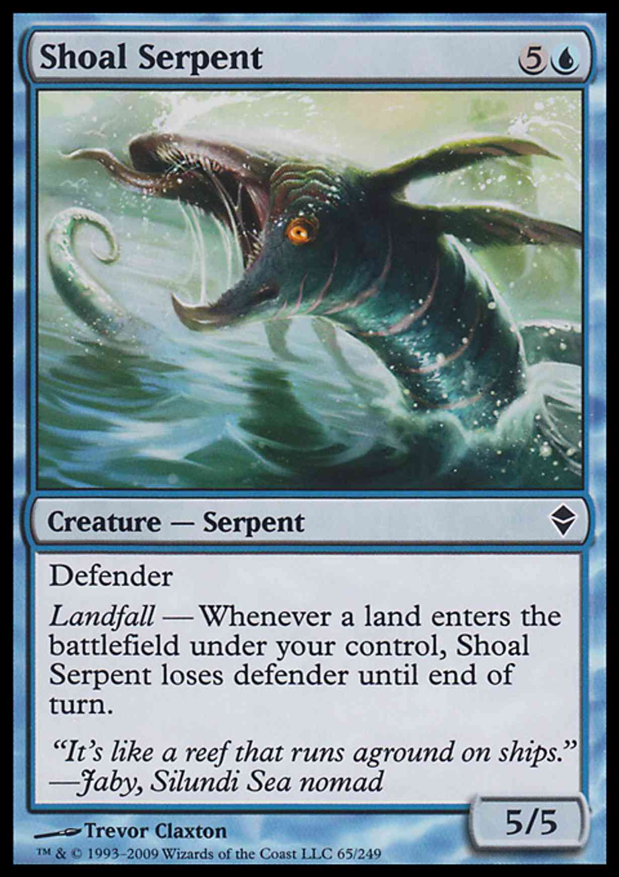 Shoal Serpent magic card front