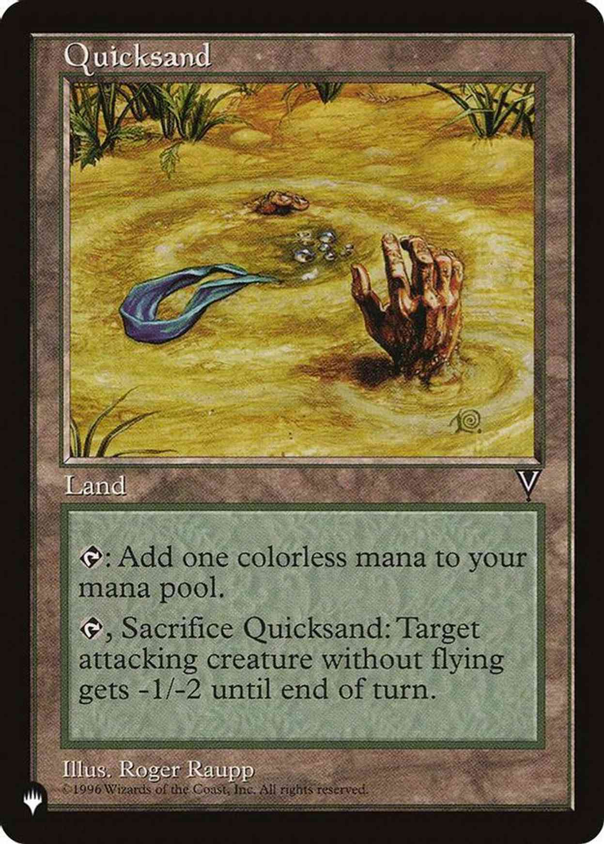 Quicksand magic card front