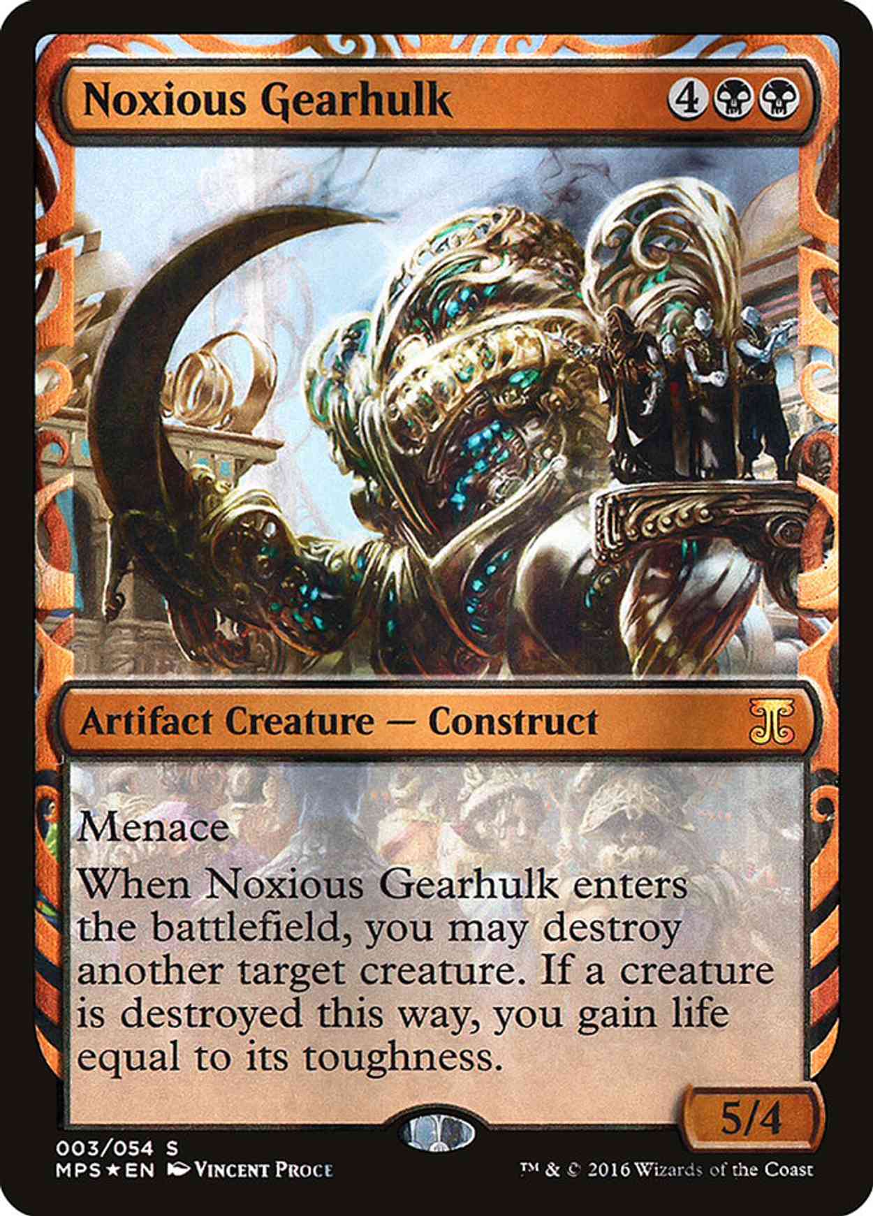 Noxious Gearhulk magic card front