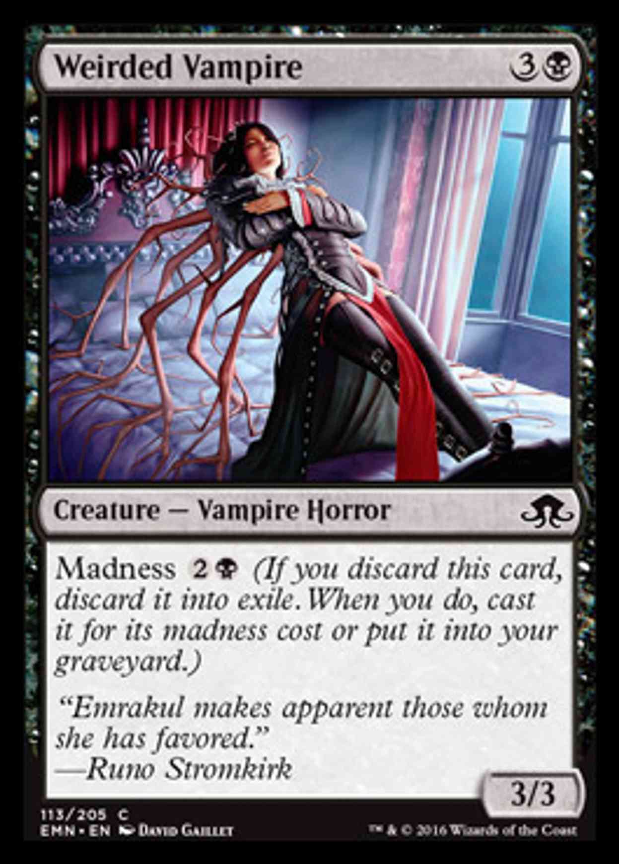 Weirded Vampire magic card front