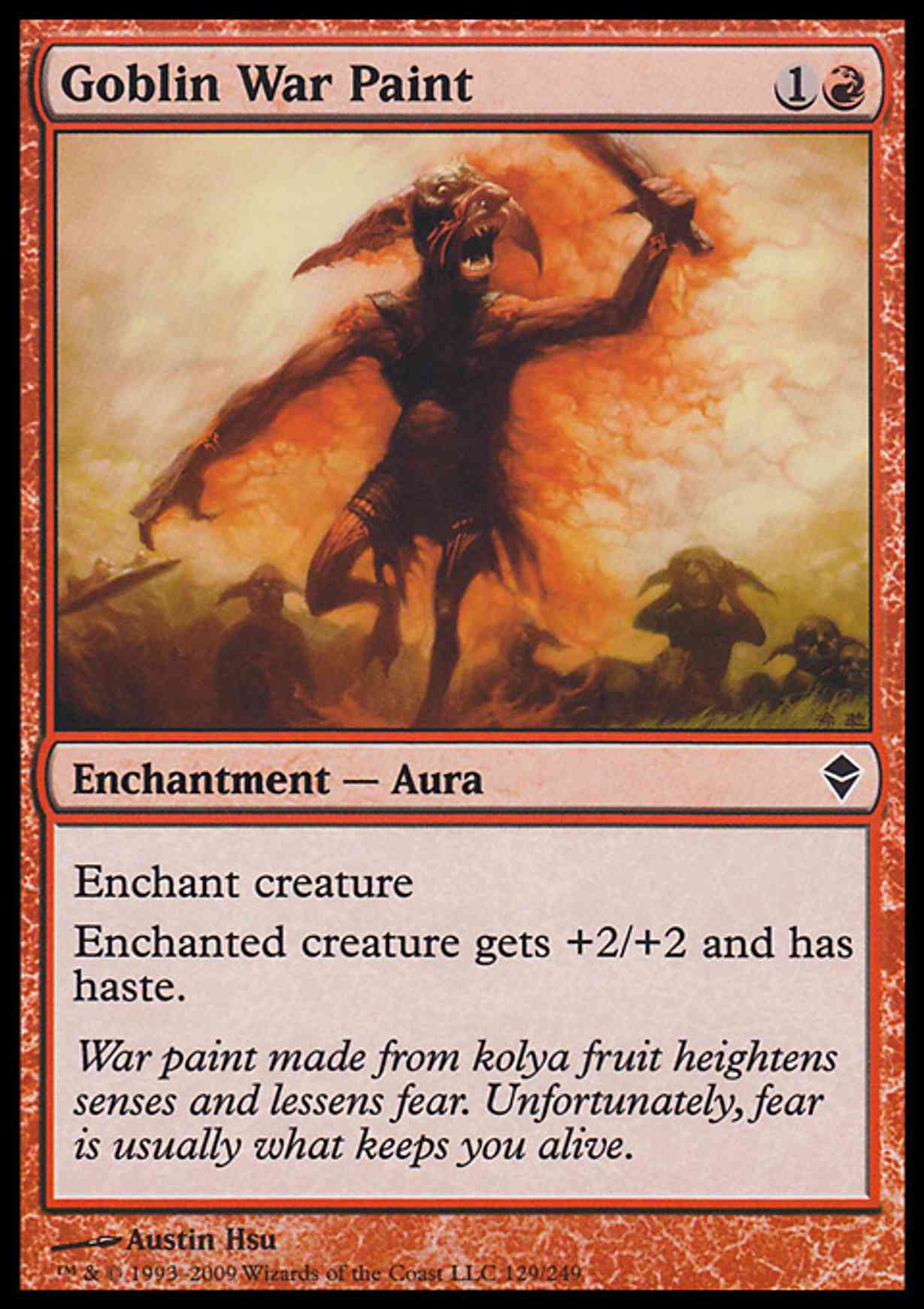 Goblin War Paint magic card front
