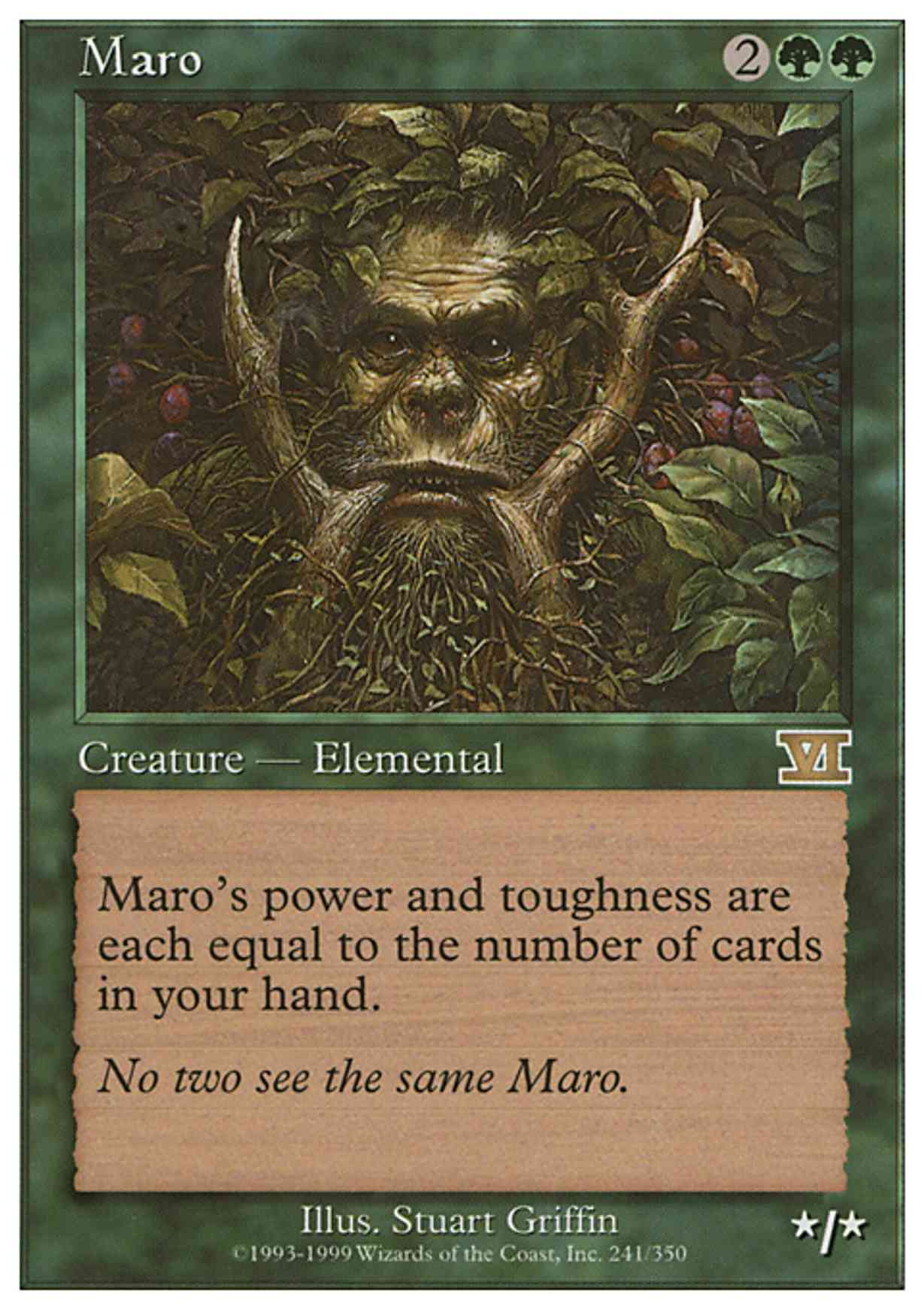Maro magic card front