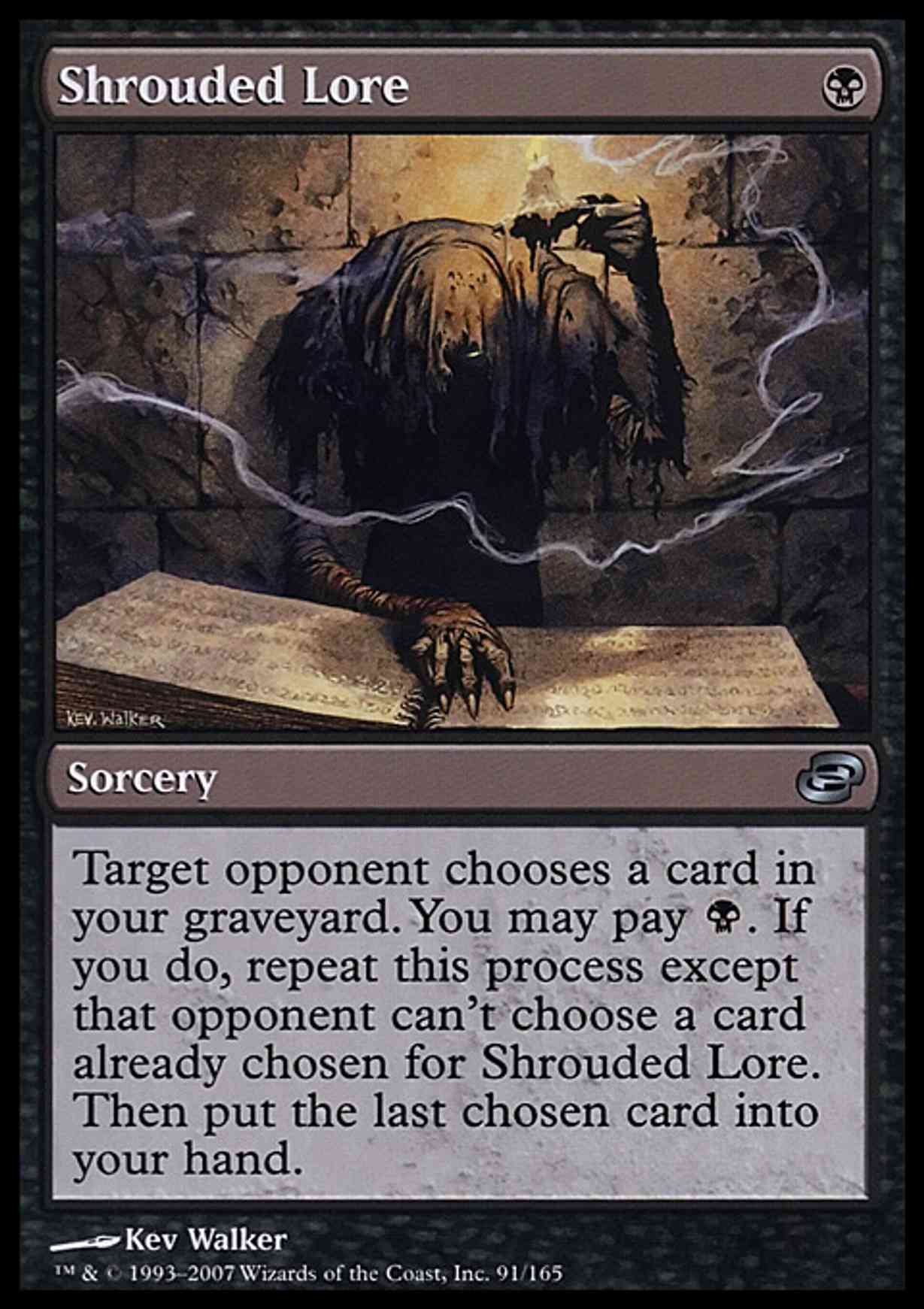 Shrouded Lore magic card front