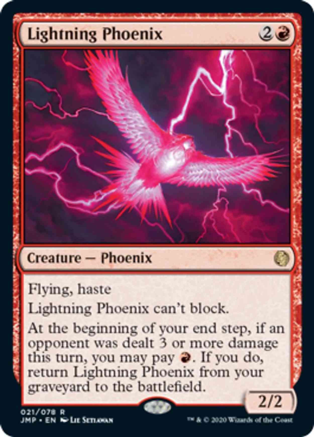 Lightning Phoenix magic card front