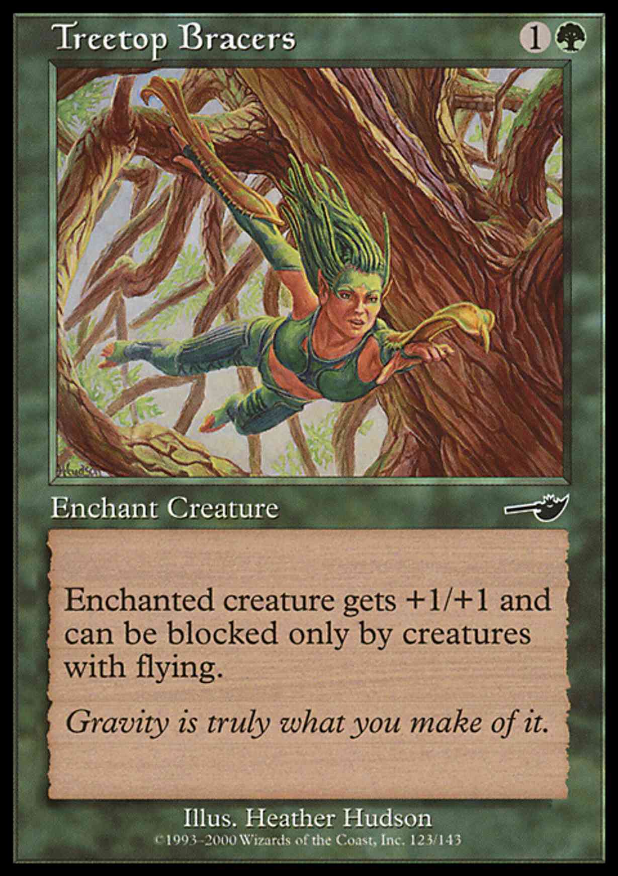 Treetop Bracers magic card front