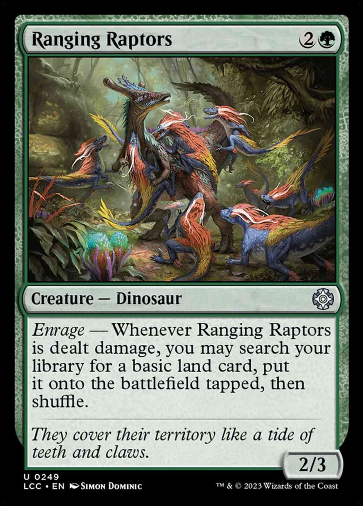 Ranging Raptors magic card front