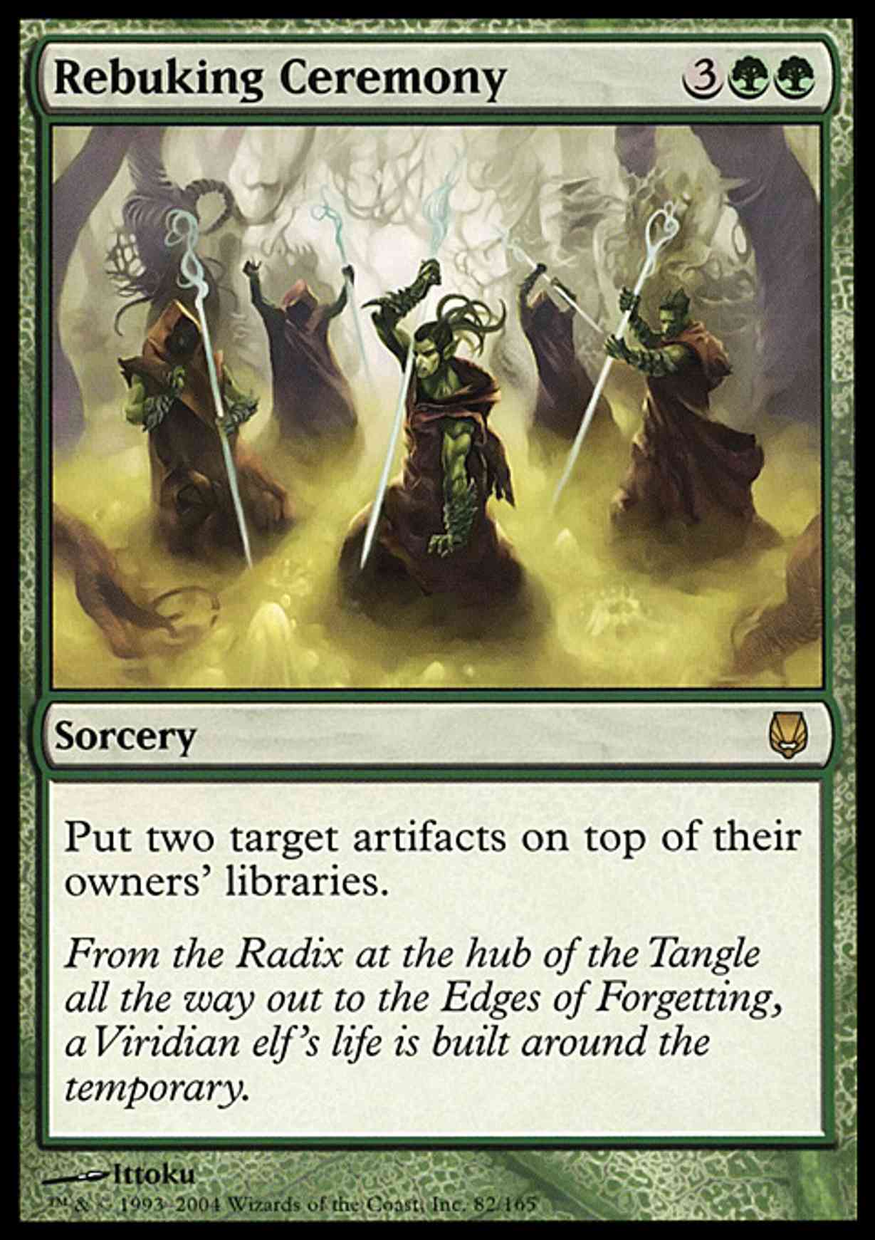 Rebuking Ceremony magic card front