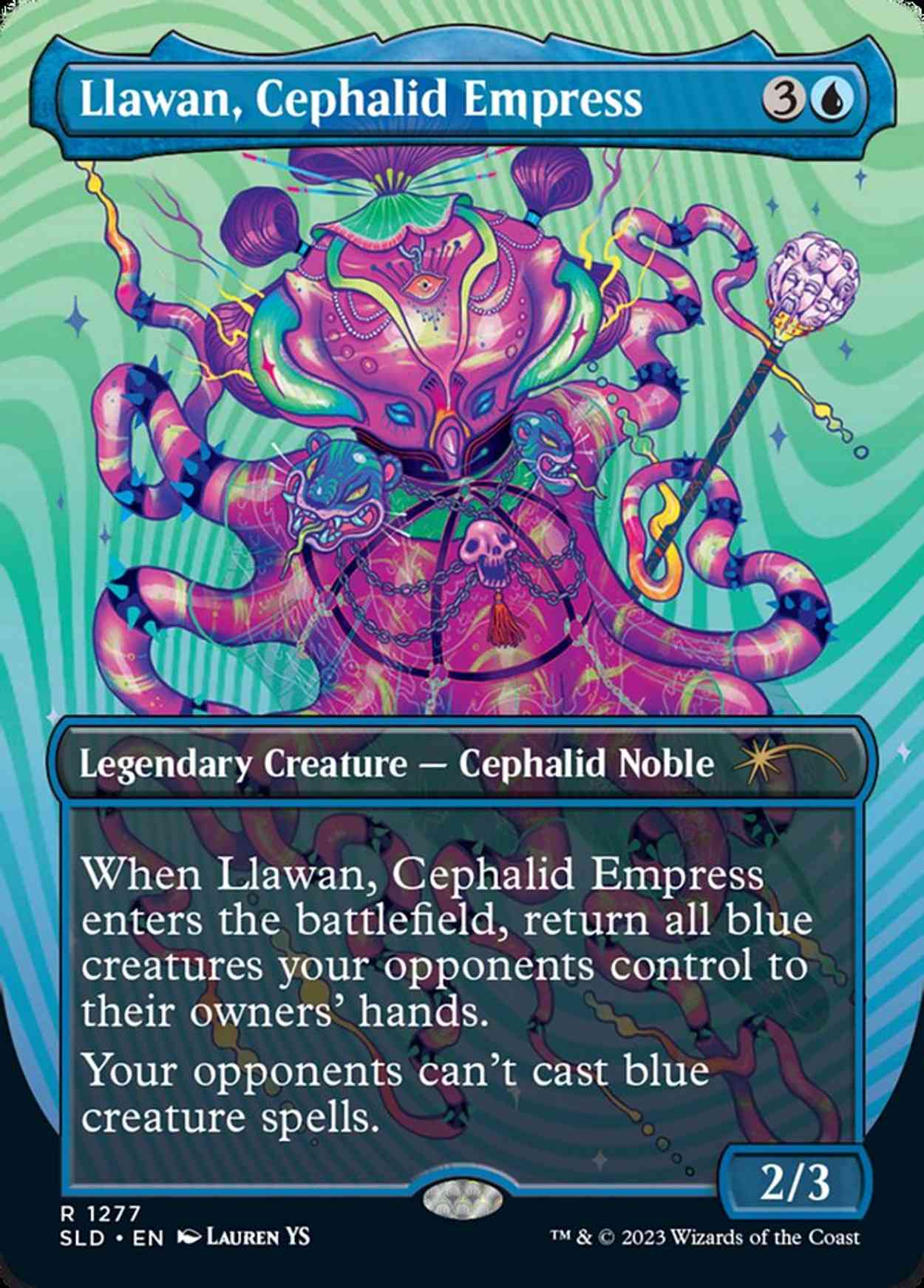 Llawan, Cephalid Empress magic card front